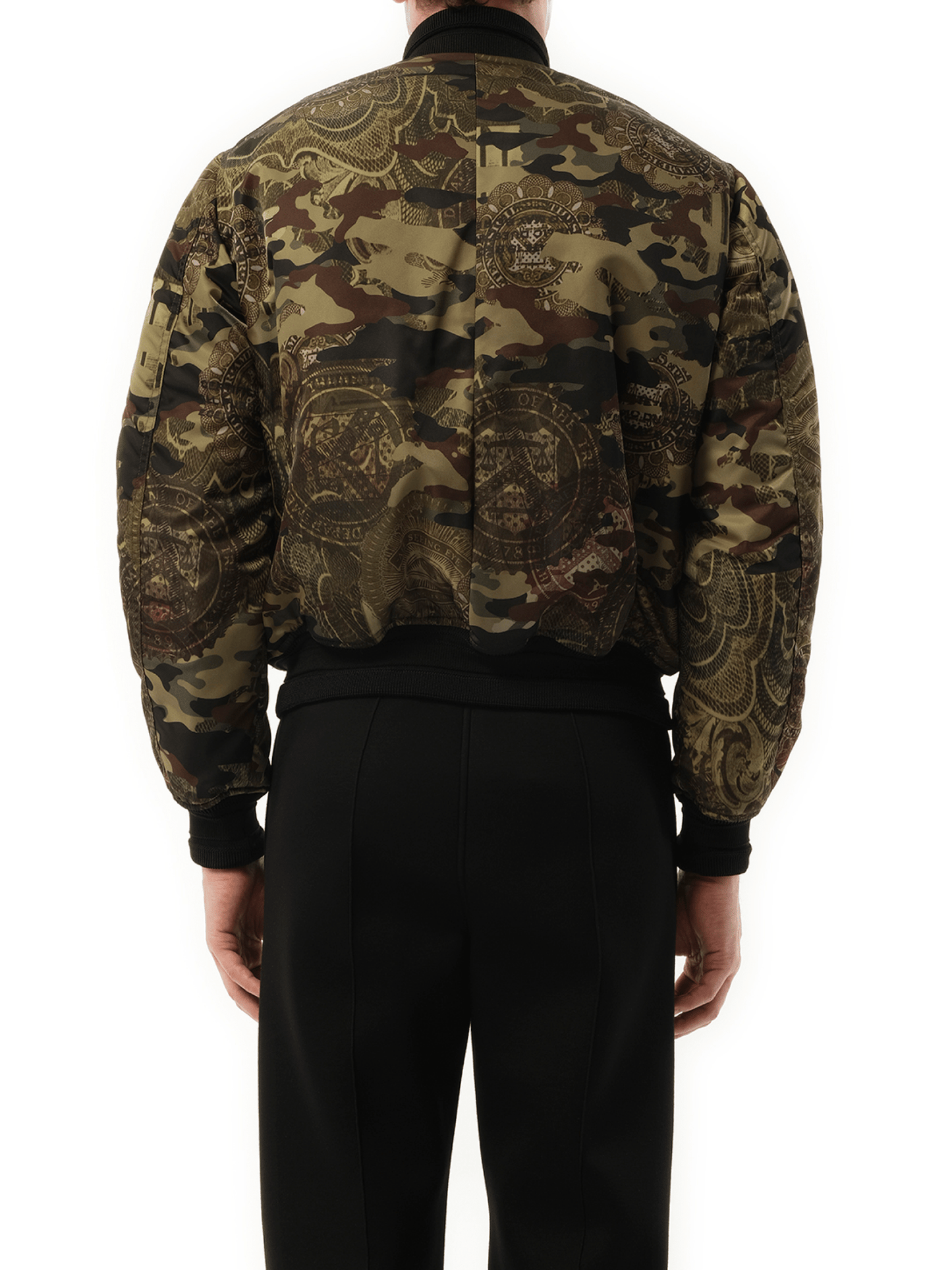Podium Dollar Bomber Jacket in Khaki