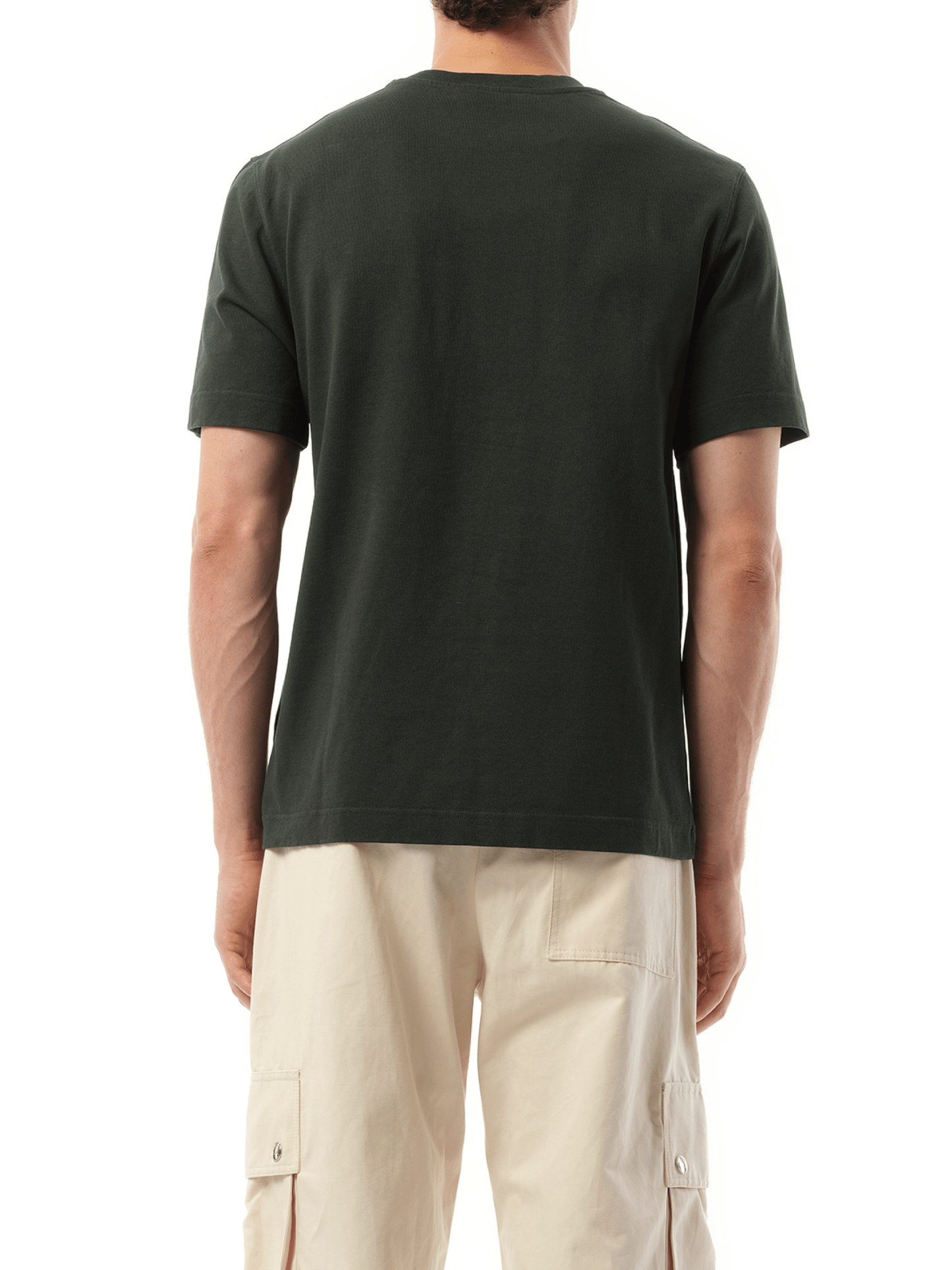 Jacquemus Le T-Shirt Gros Grain in Dark Green