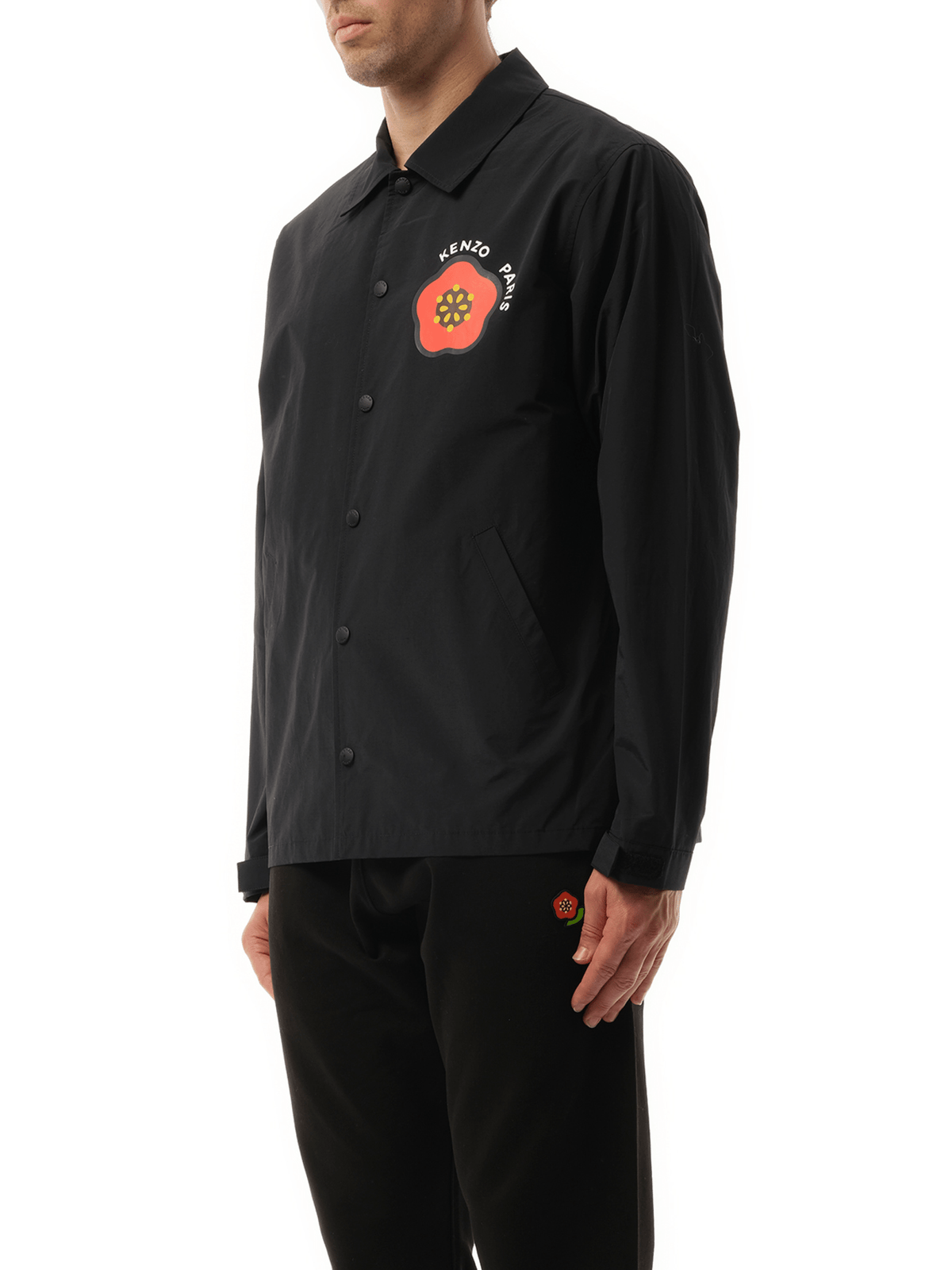 Kenzo Kenzo Pop Light Coach Jacket in Black
