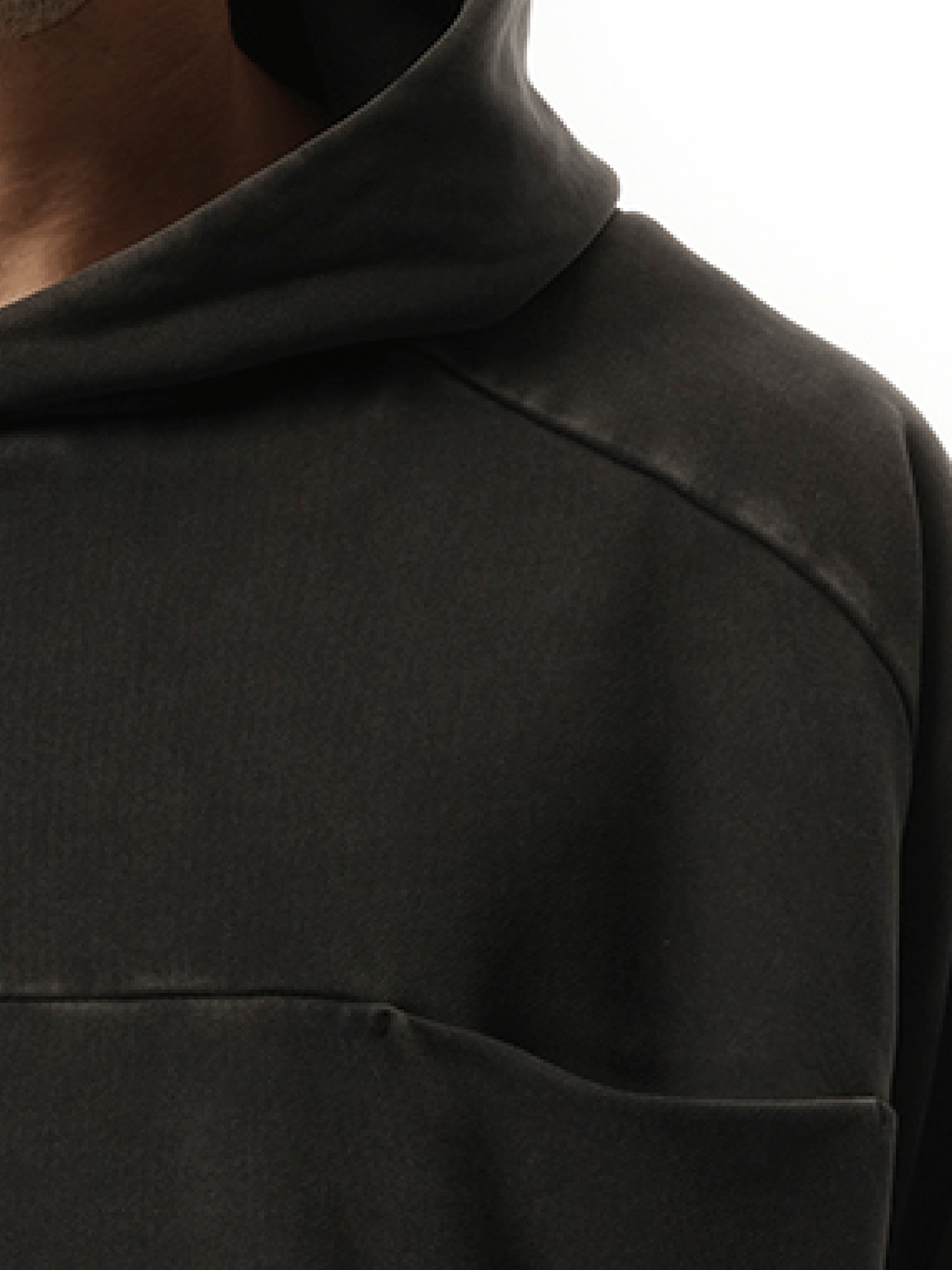Entire Studios Double Double Hood in Washed Black