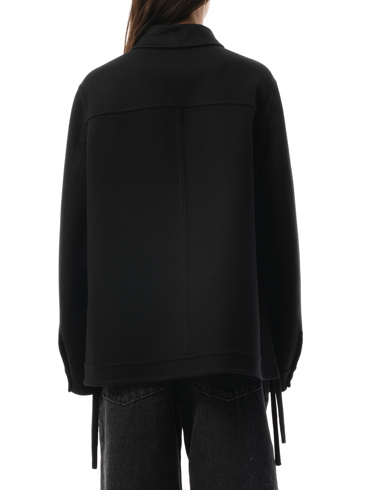 Loewe Wool Workwear Jacket in Black