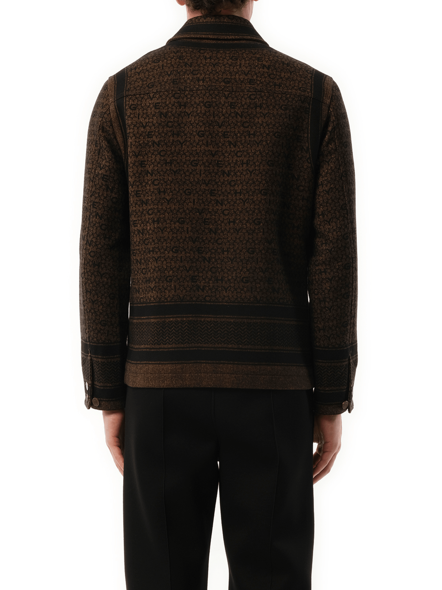 Jacket in Multicolour Brown