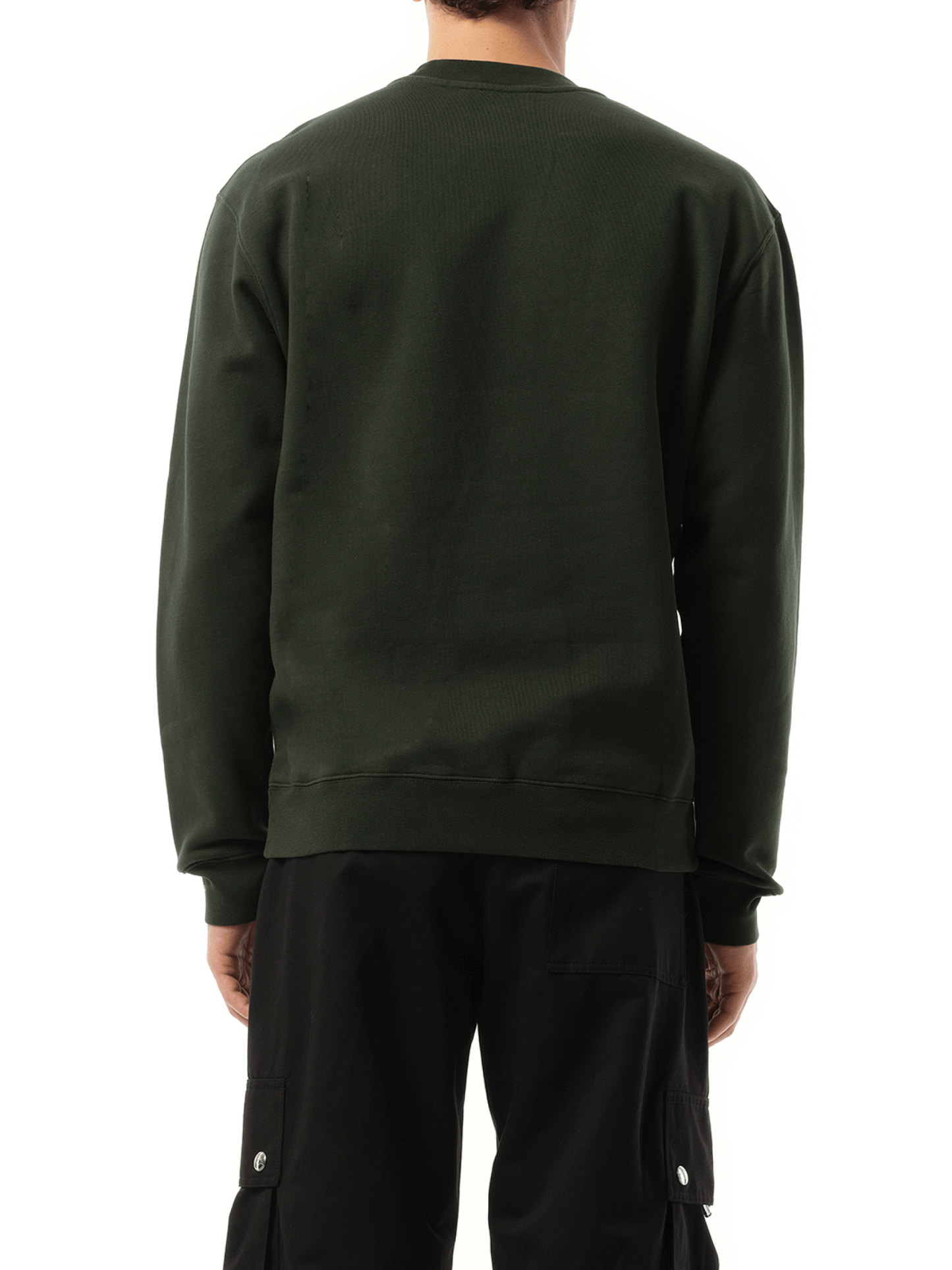 Jacquemus Le Sweatshirt Gros Grain in Dark Green 2