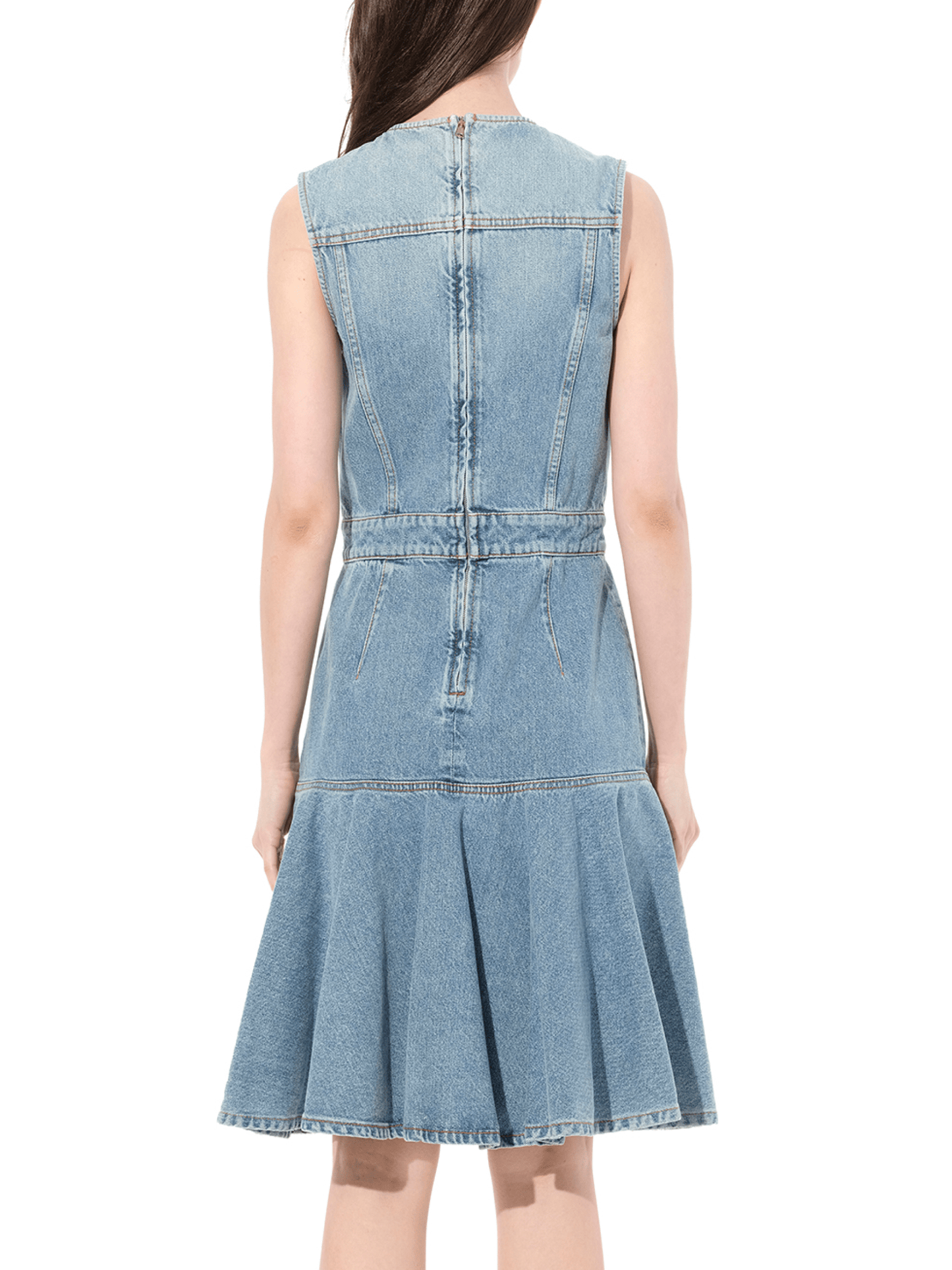Abito Denim Dress in Blue