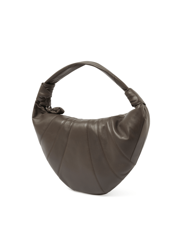 Lemaire Fortune Croissant Bag in Mink