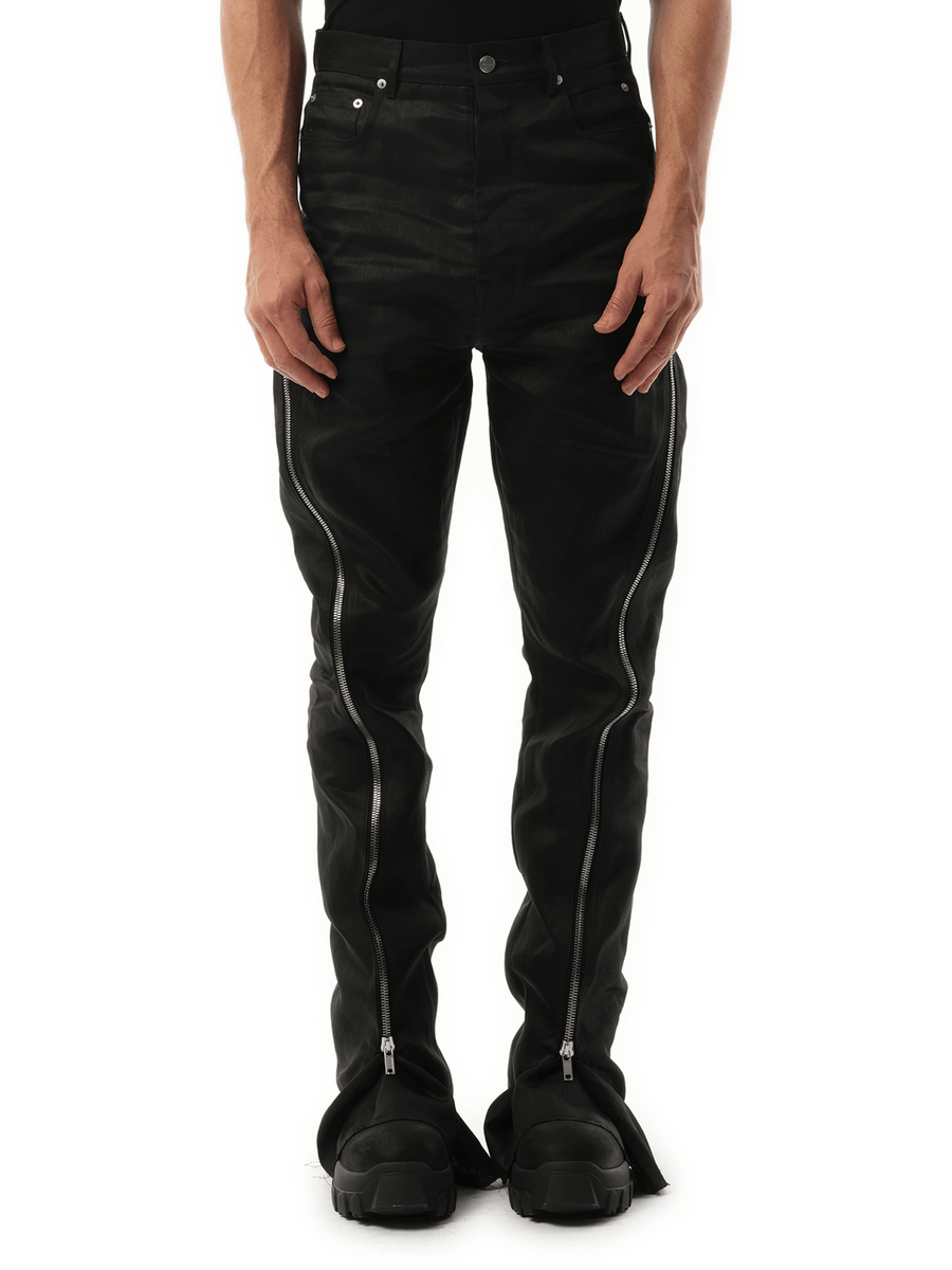 Rick Owens Linen Bolan Banana in Black