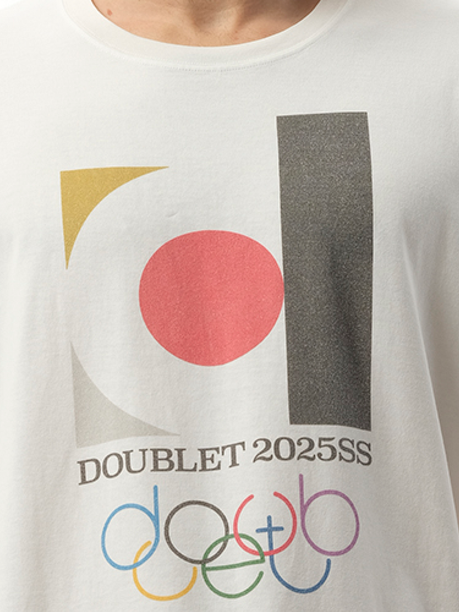 Doublet Doublet 2025SS Logo T-Shirt in White