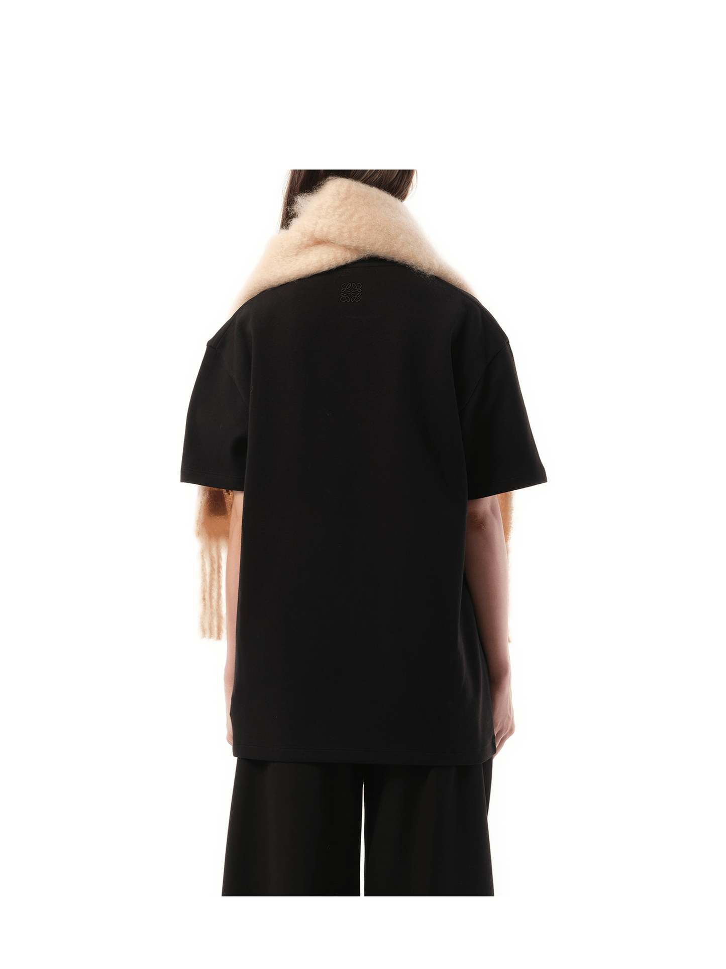 Loewe Bunny Scarf in Light Peach