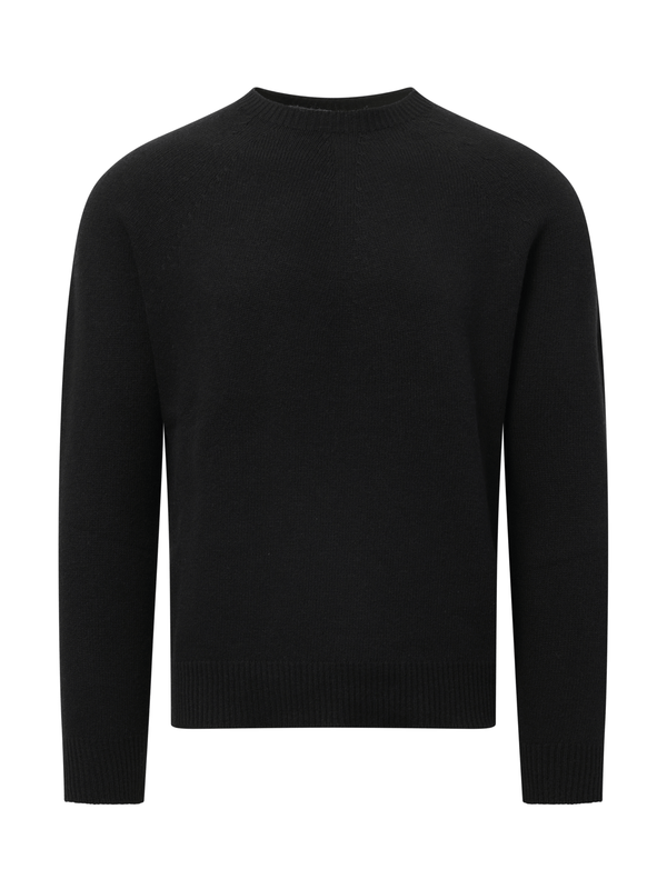 Jil Sander Cashmere Seamless Sweater in Black