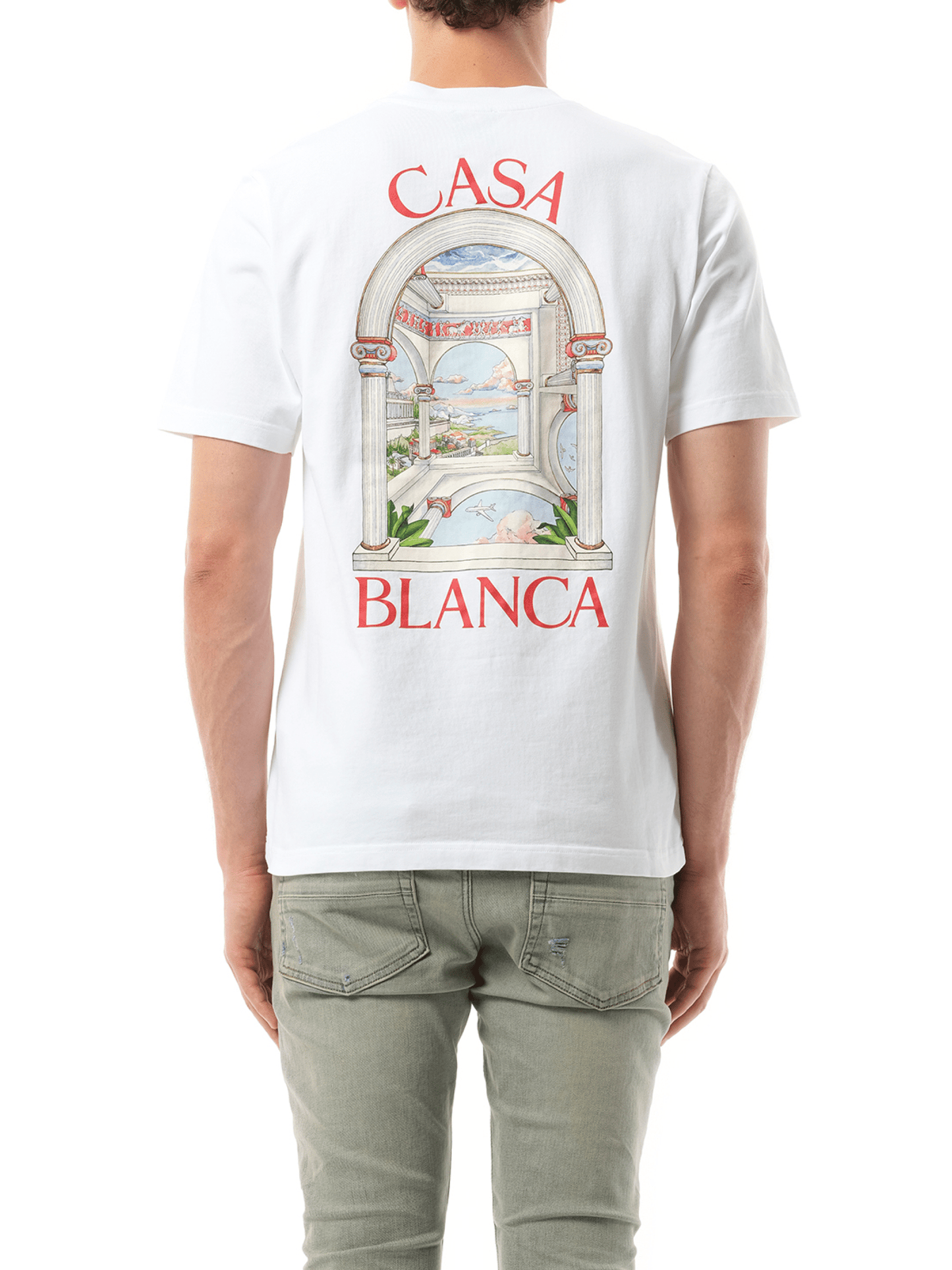 Casablanca Le Passage Printed T-Shirt in White