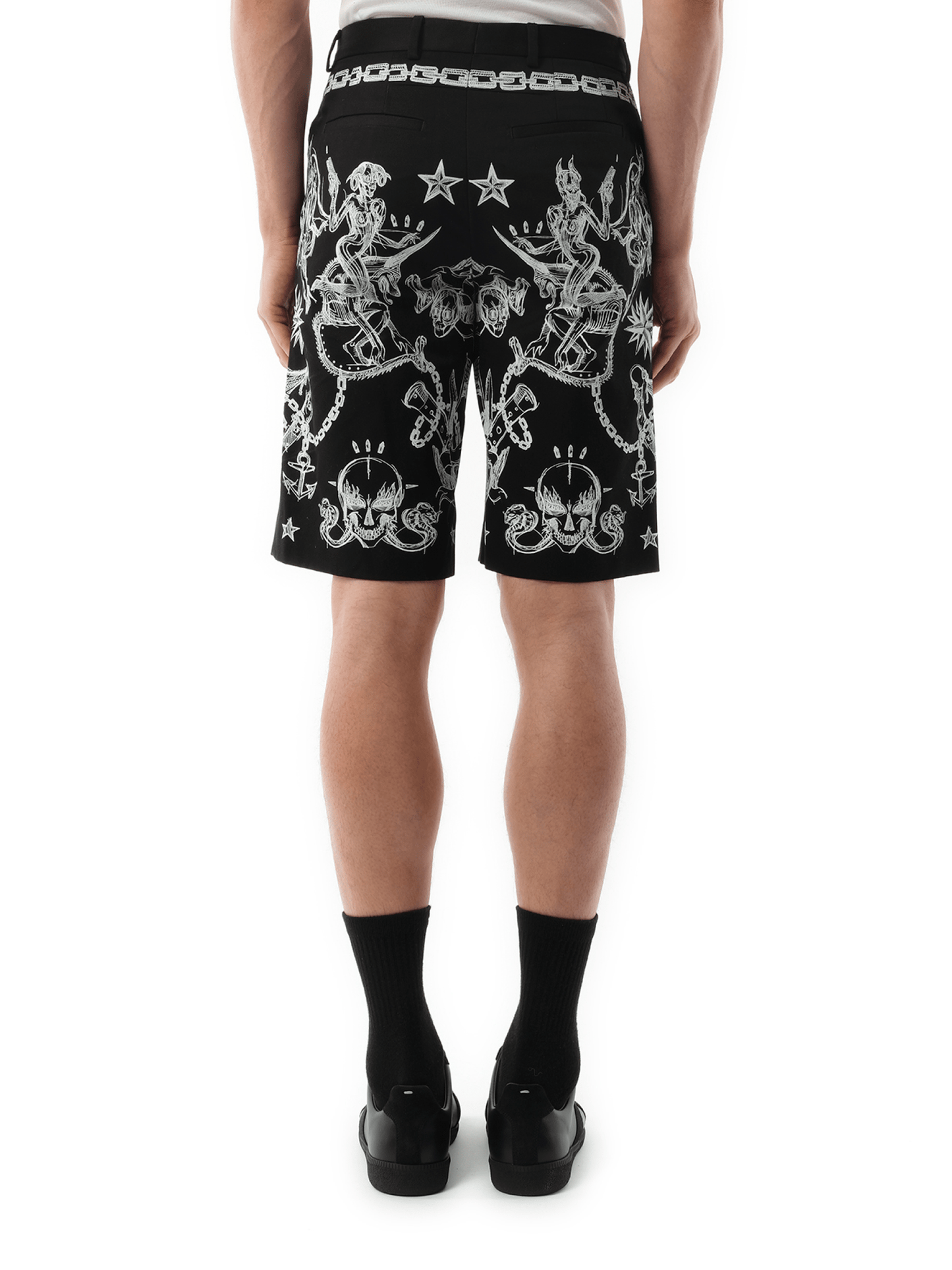 Tattoo Bermuda in Black