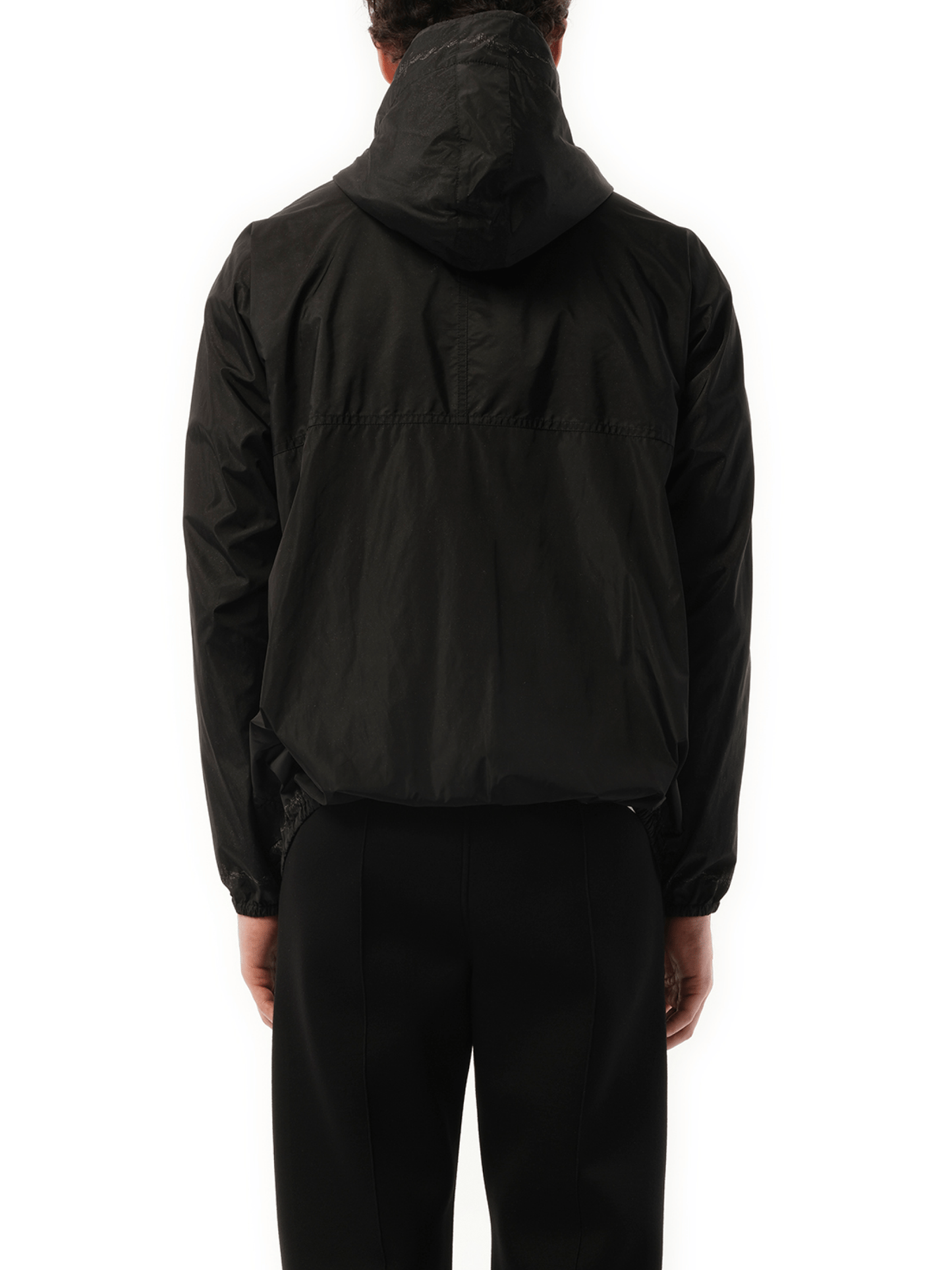 Zipper Hoodie in Black