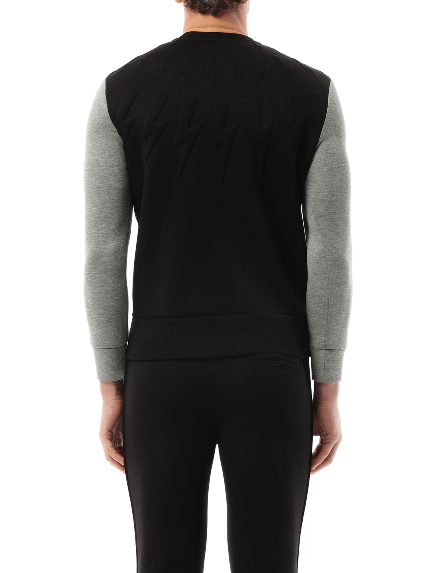 Sweatshirt in Black/Grey