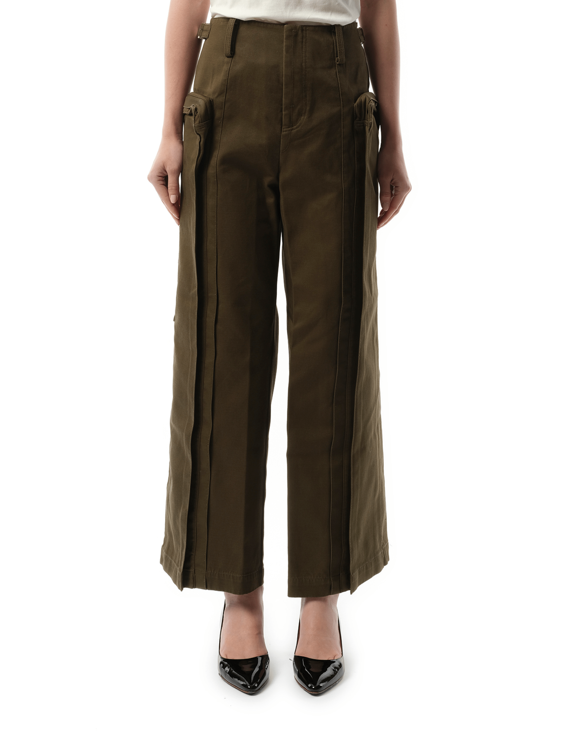 Fax Copy Express Oversized Cargo Pants in Olive