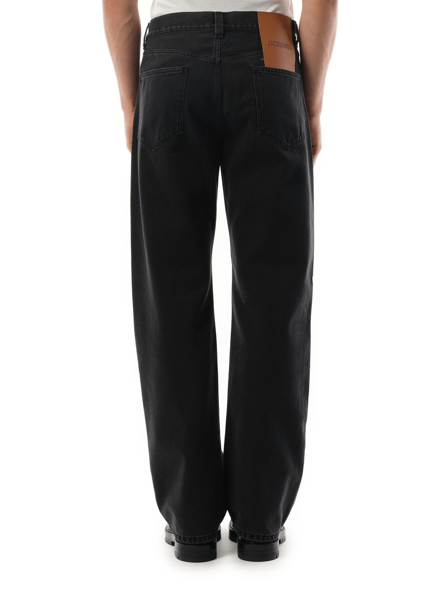 Jacquemus Le Denim Droit in Black