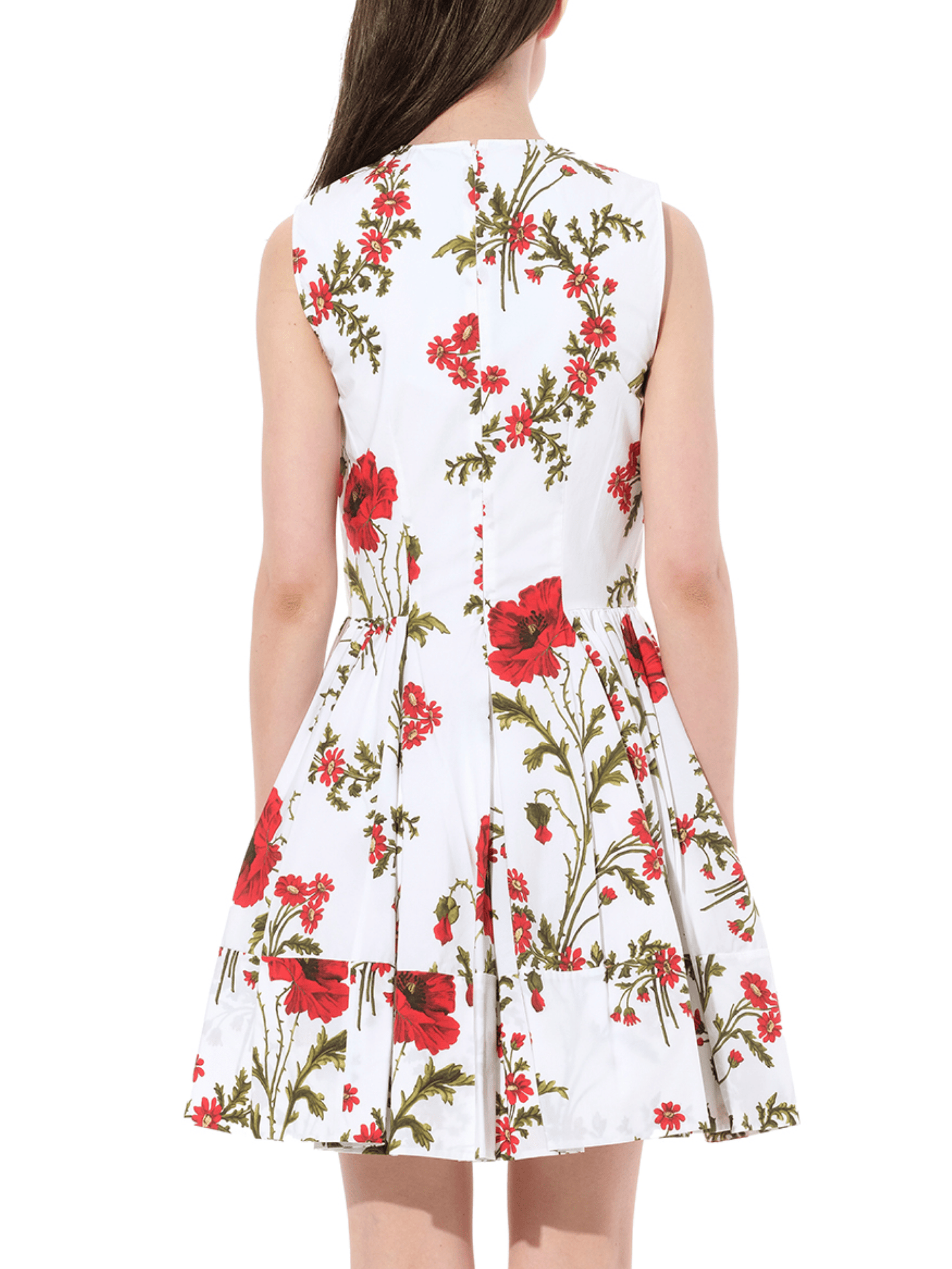 Poppy Laced Mini Dress in Ivory