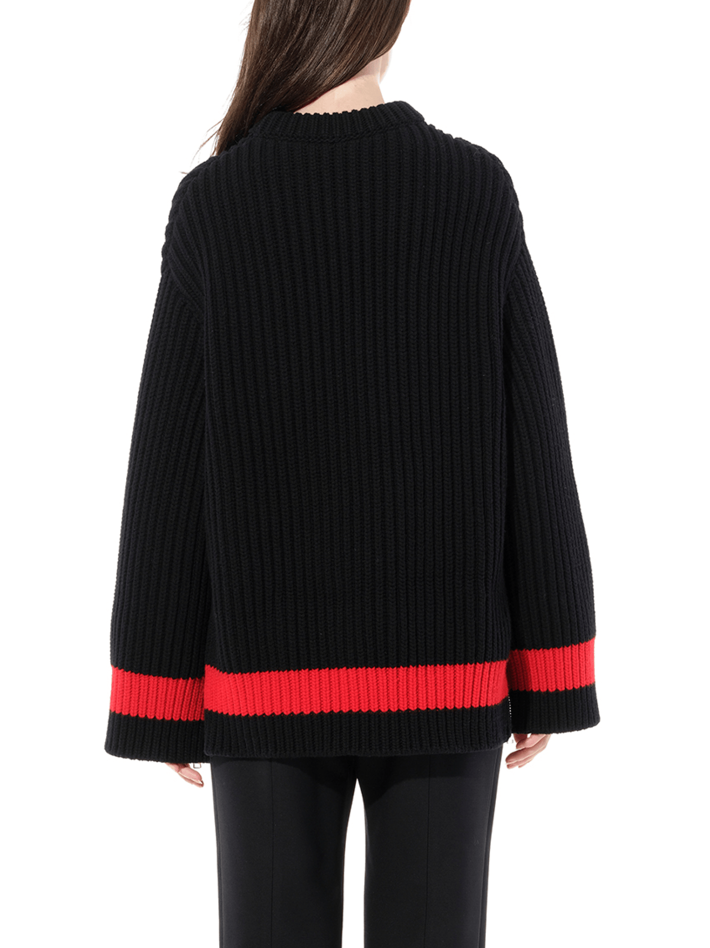 Chunky Rib Knitwear in Black
