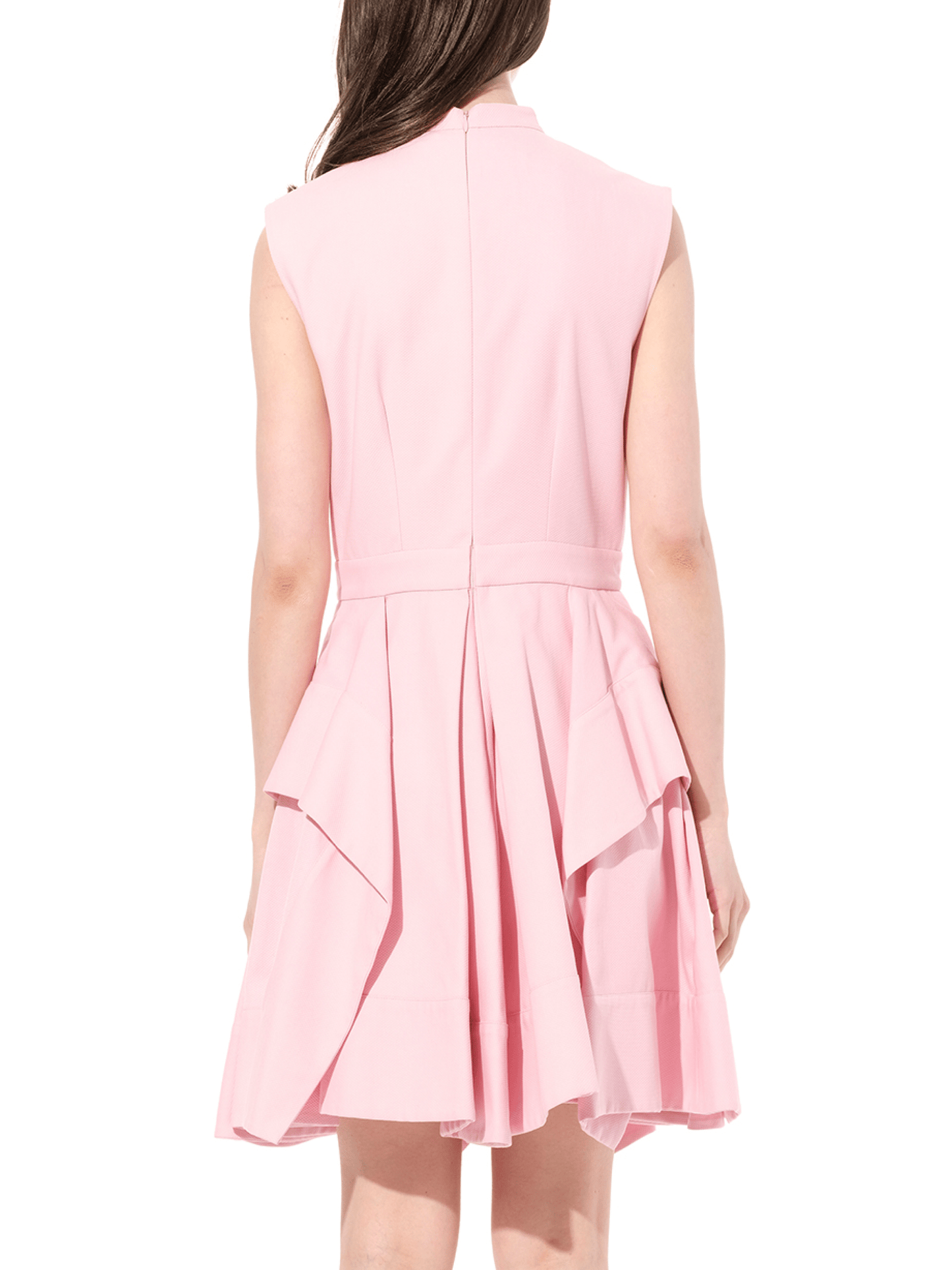 Cotton Piquet Dress in Pink