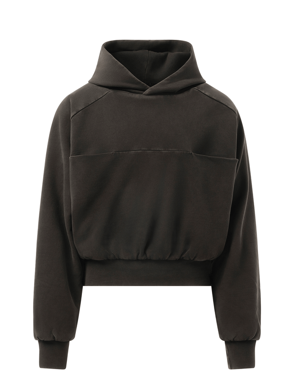 Entire Studios Double Double Hood in Washed Black