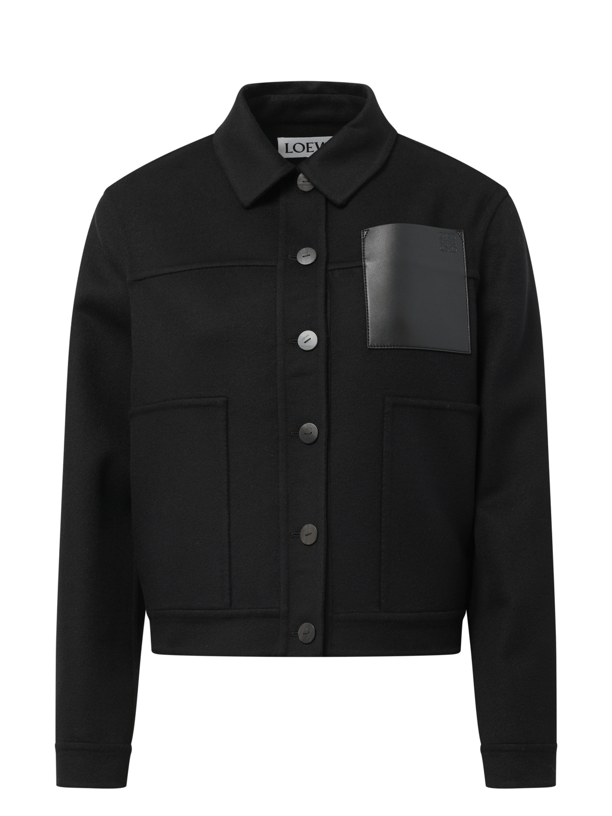 Loewe Wool Workwear Jacket in Black