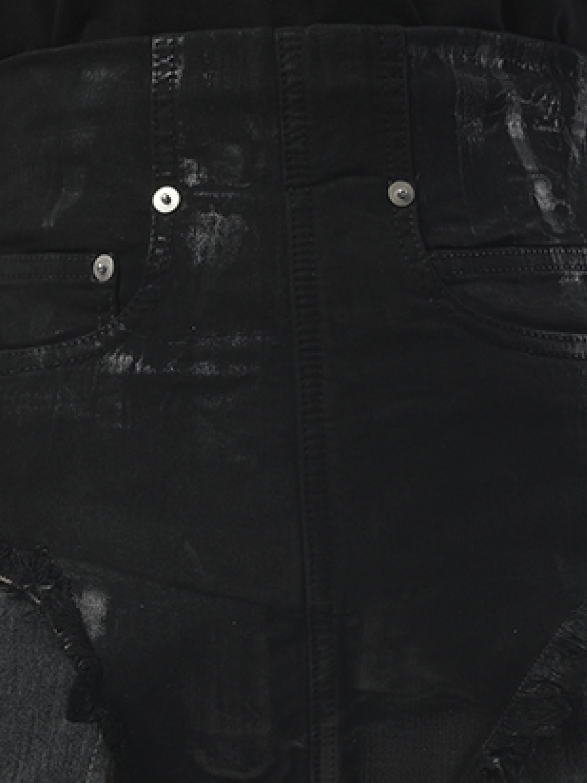 Rick Owens Drkshdw Dirt Cutoffs Shorts in Black
