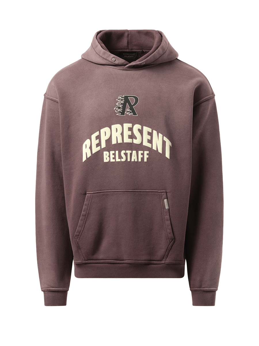 Represent Represent X Belstaff Flame Phoenix Hoodie in Plum