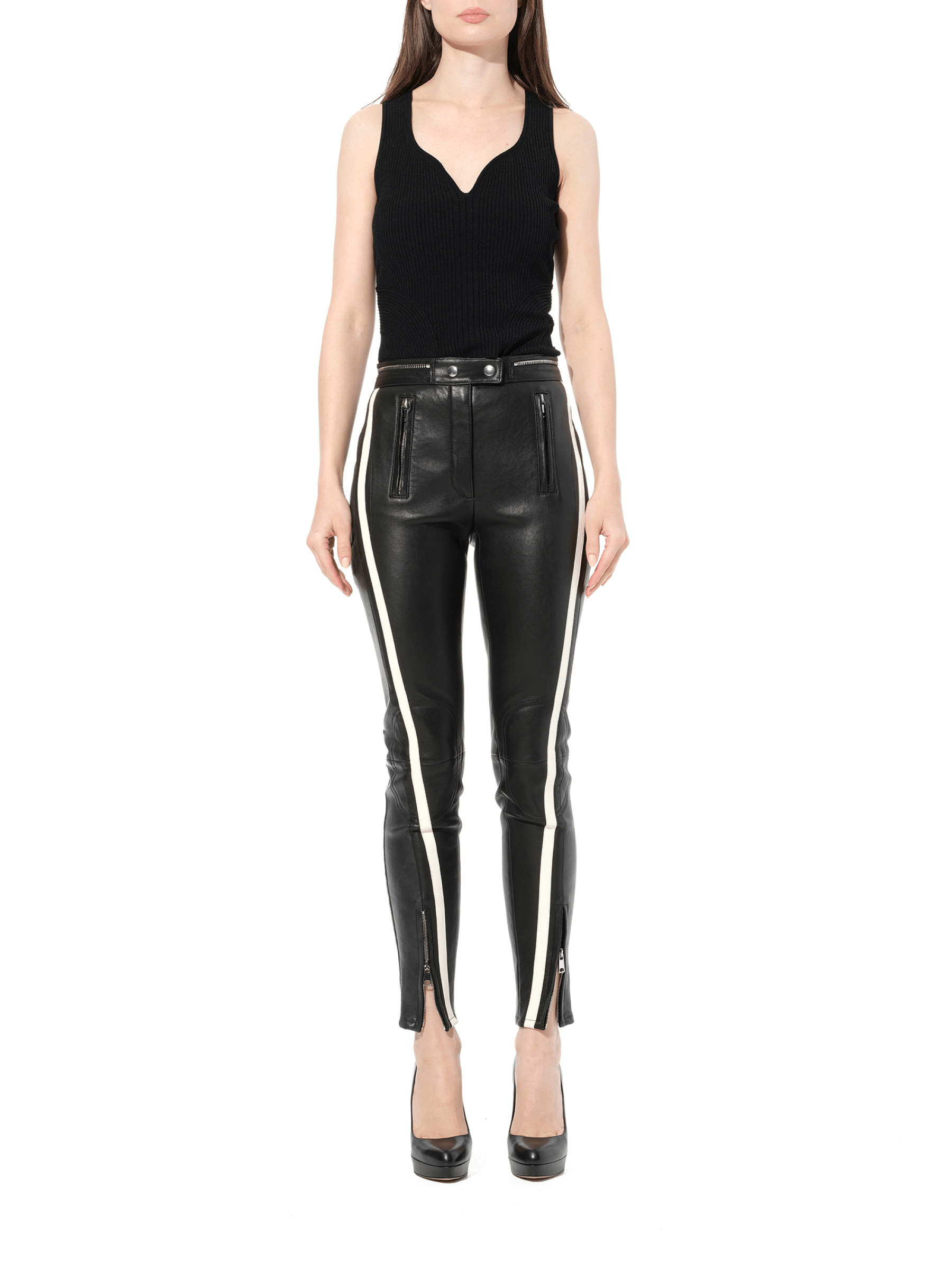 Leather Pants in Black