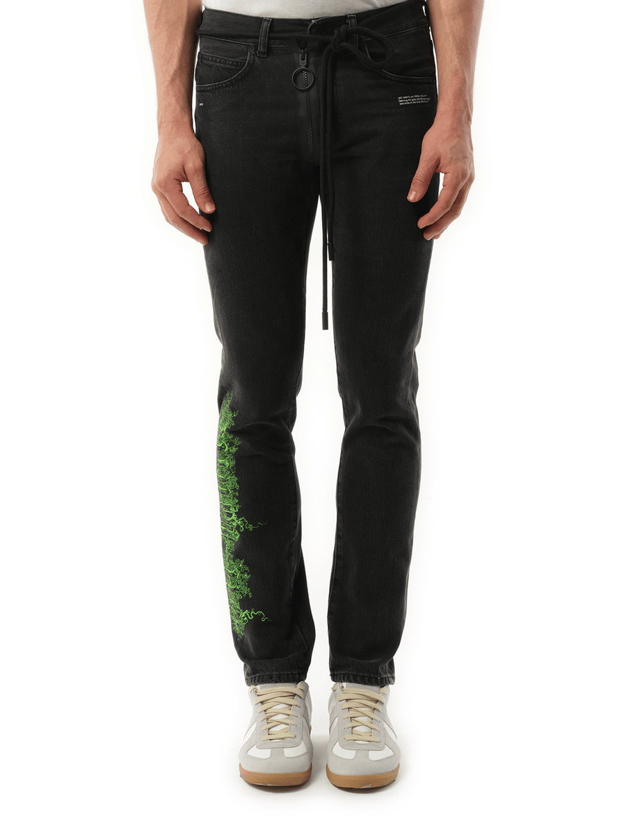 Blur Slim Jeans in Black