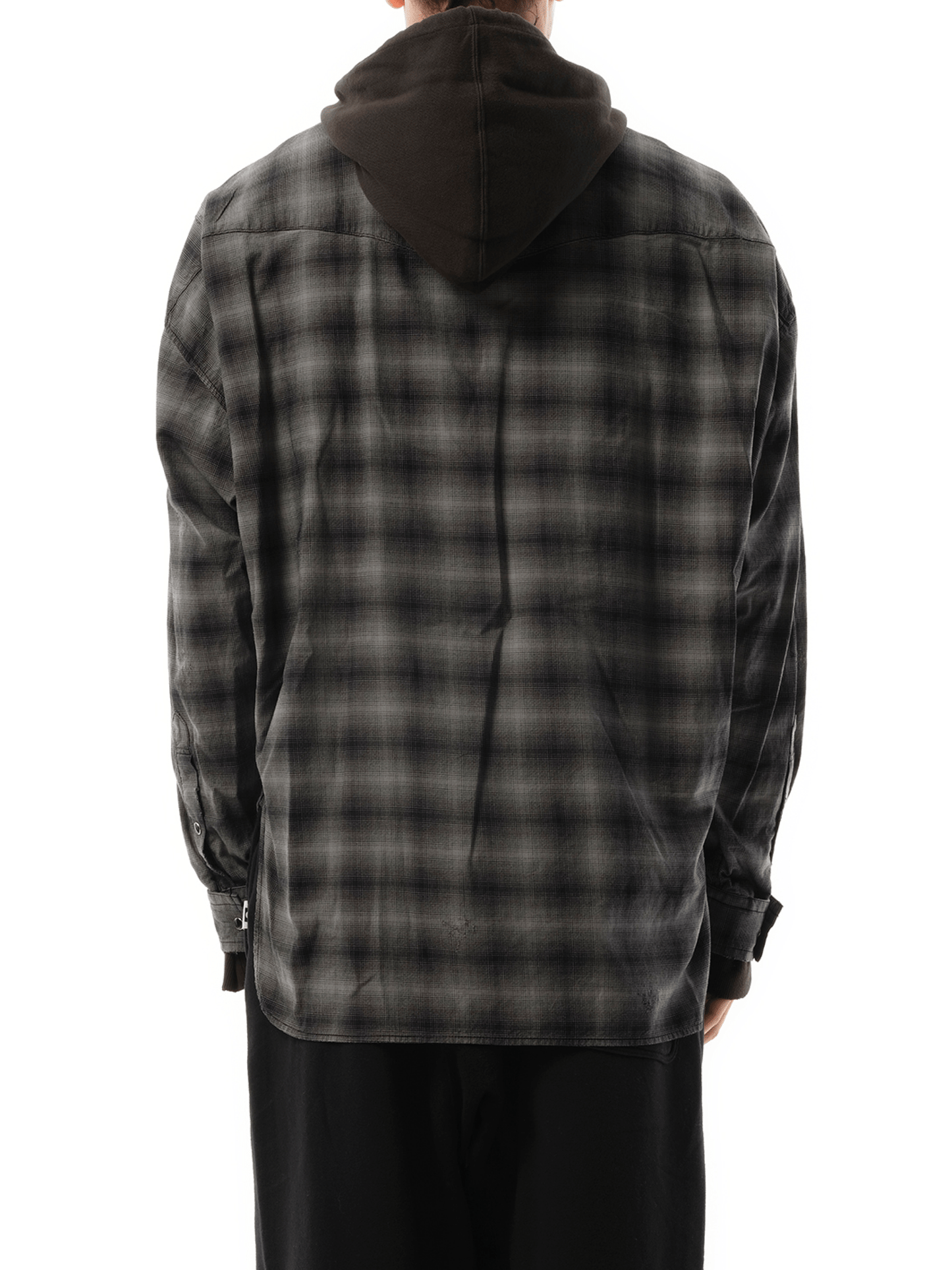 Maison Mihara Yasuhiro Sweat Hoodie L/S Shirt in Gray