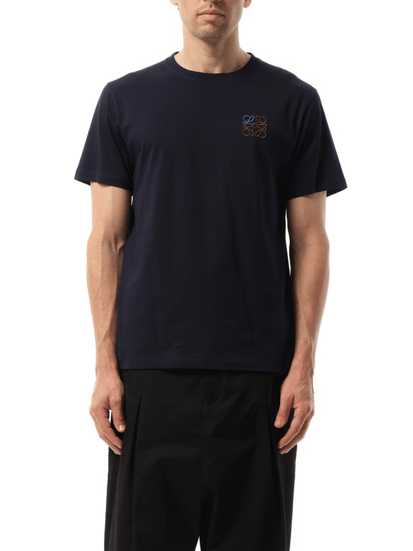 Loewe Anagram Logo T-Shirt in Dark Navy