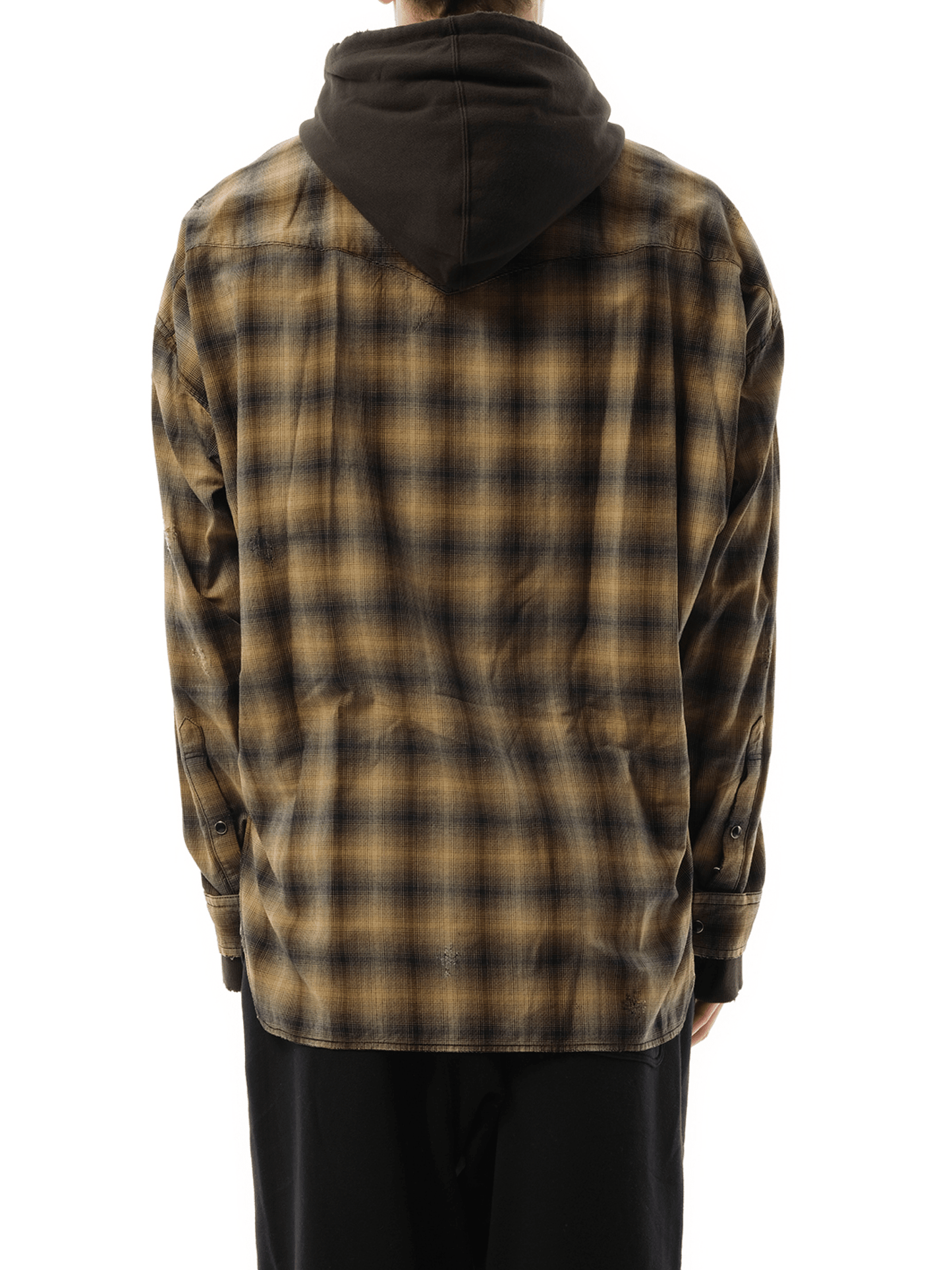 Maison Mihara Yasuhiro Sweat Hoodie L/S Shirt in Beige