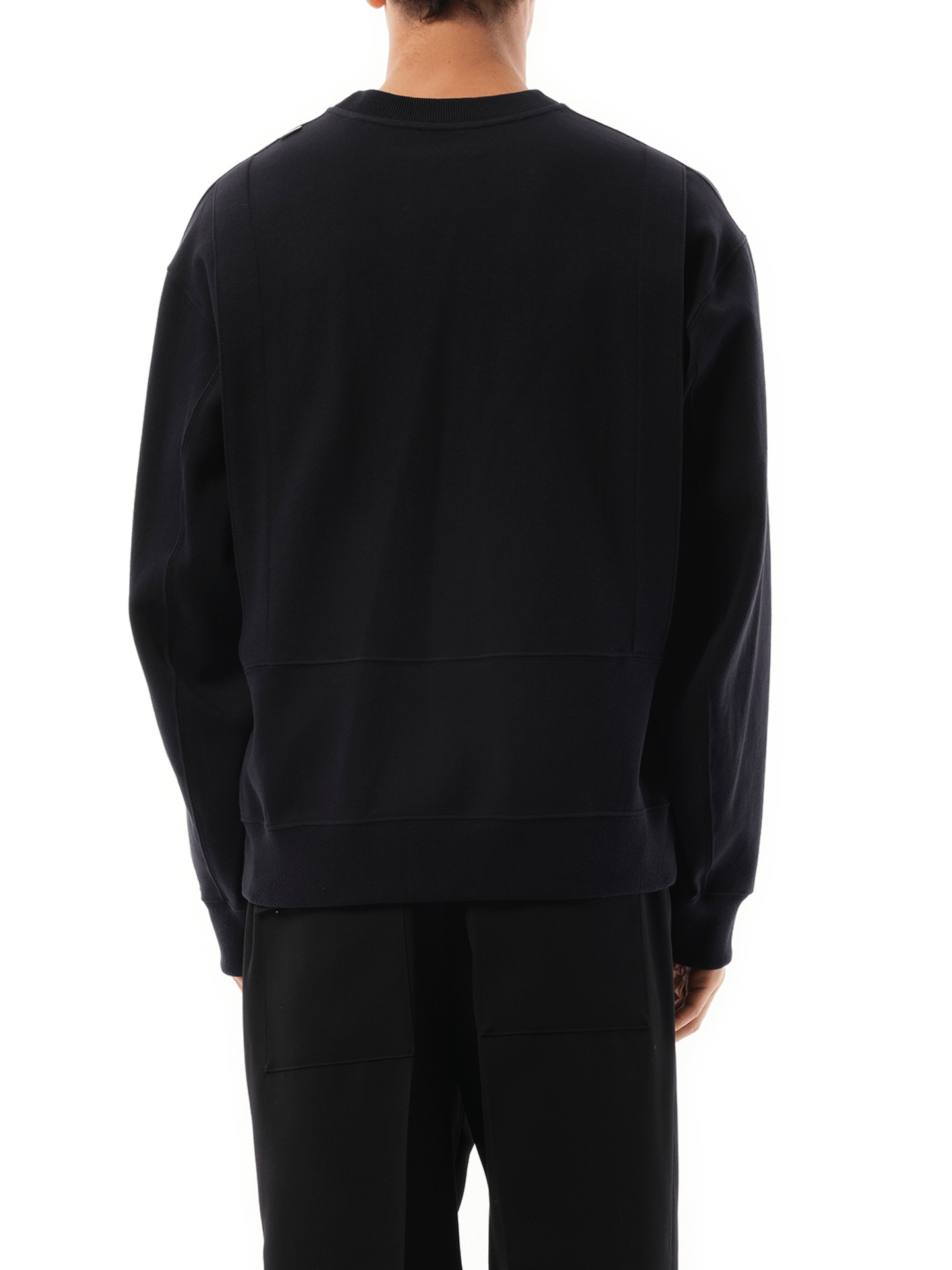 Jil Sander Logo Flag Sweatshirt in Navy