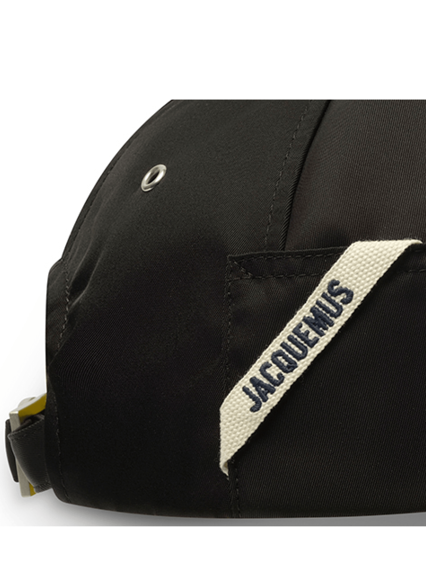 Jacquemus La Casquette Ovalie Cap in Black