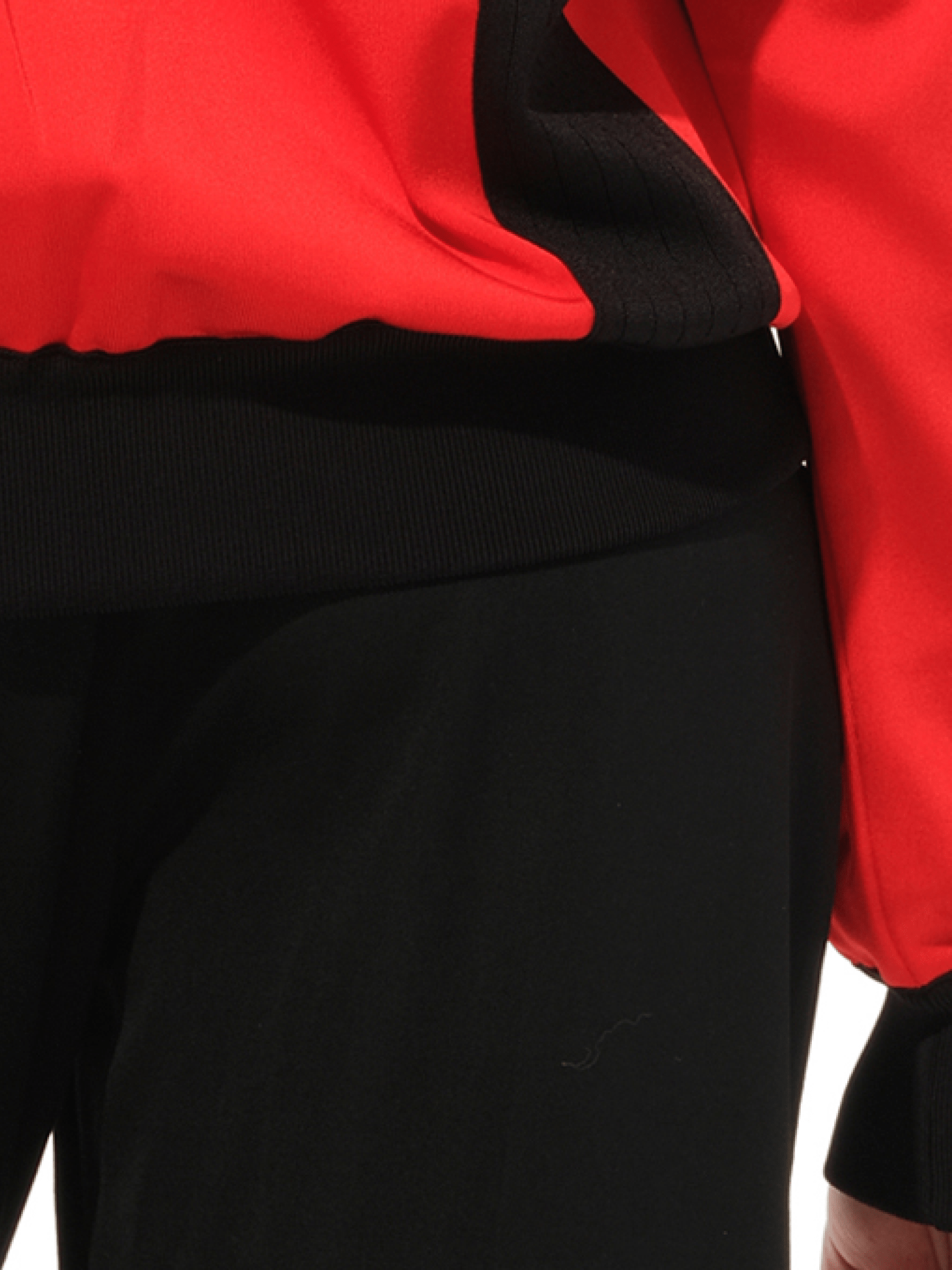 Turtle Neck Multi Sweater in Red