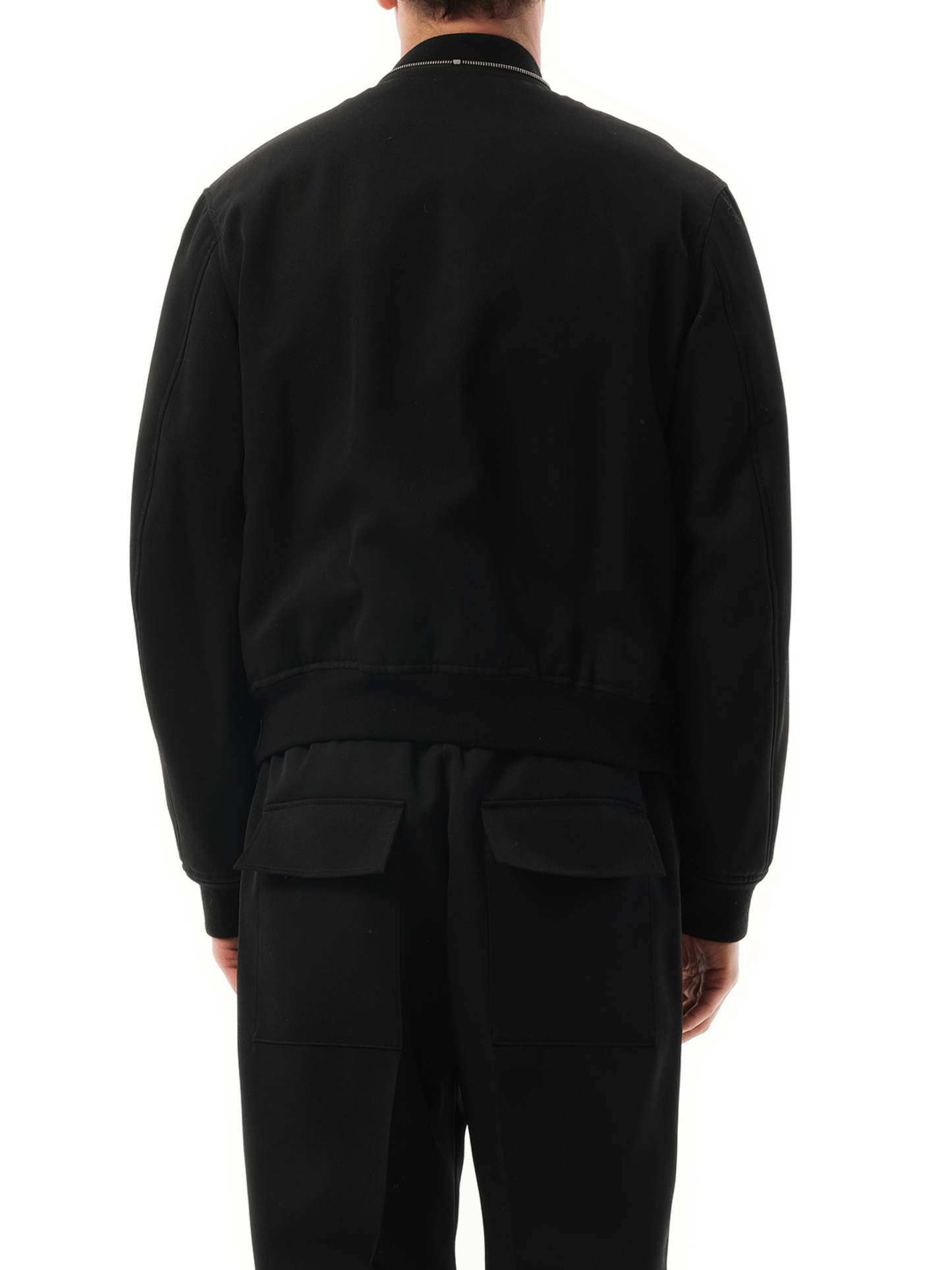 Jil Sander Jil Sander Zip Bomber Jacket in Black