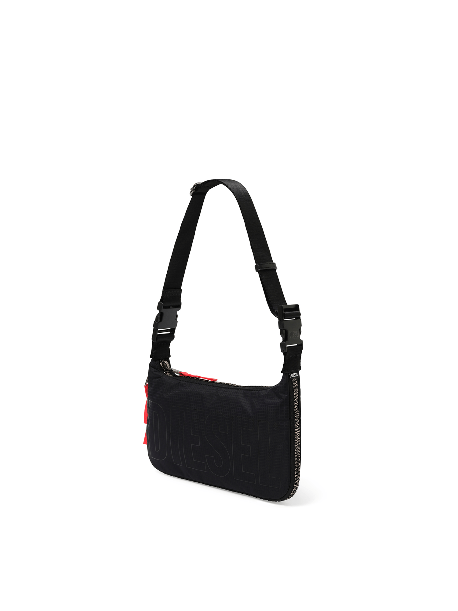 Diesel Zip-D Shoulder Bag in Black