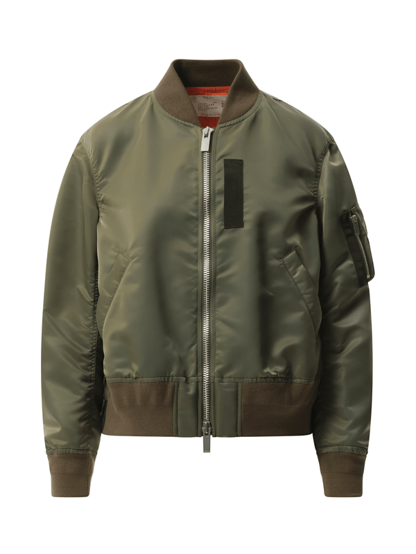 Sacai Nylon Twill Blouson in Khaki