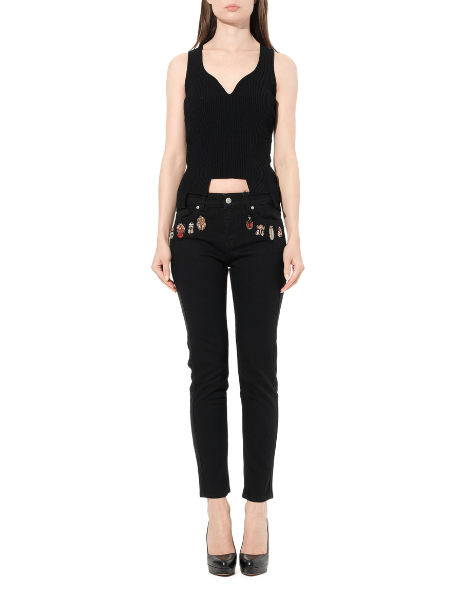 Washed Jeans in Black