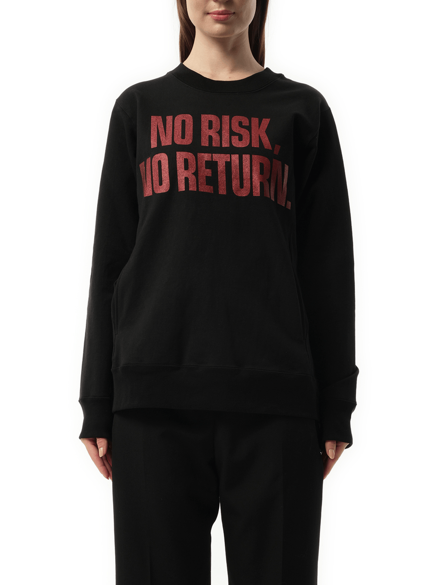 Sweatshirt in Black