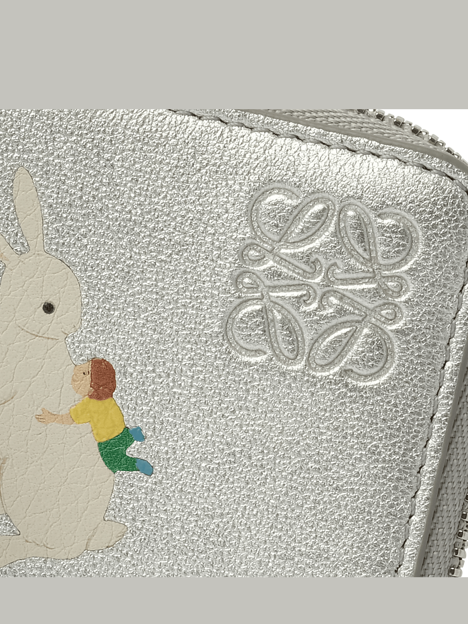 Loewe Bunnies Coin Cardholder in Silver