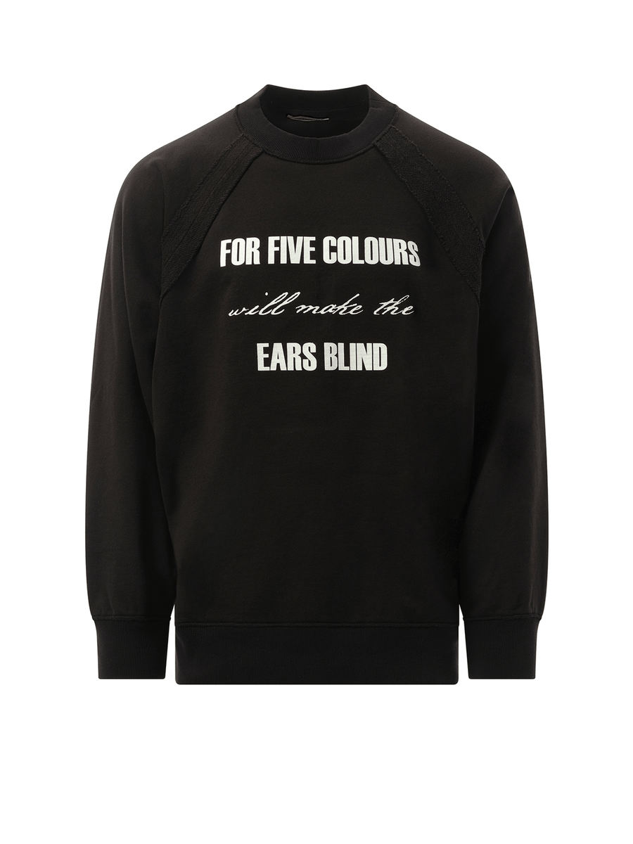 Undercover Back Logo Sweatshirt in Black1