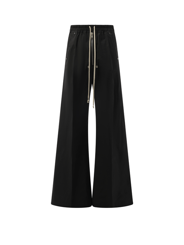 Rick Owens Heavy Cotton Wide Bela Pants in Black