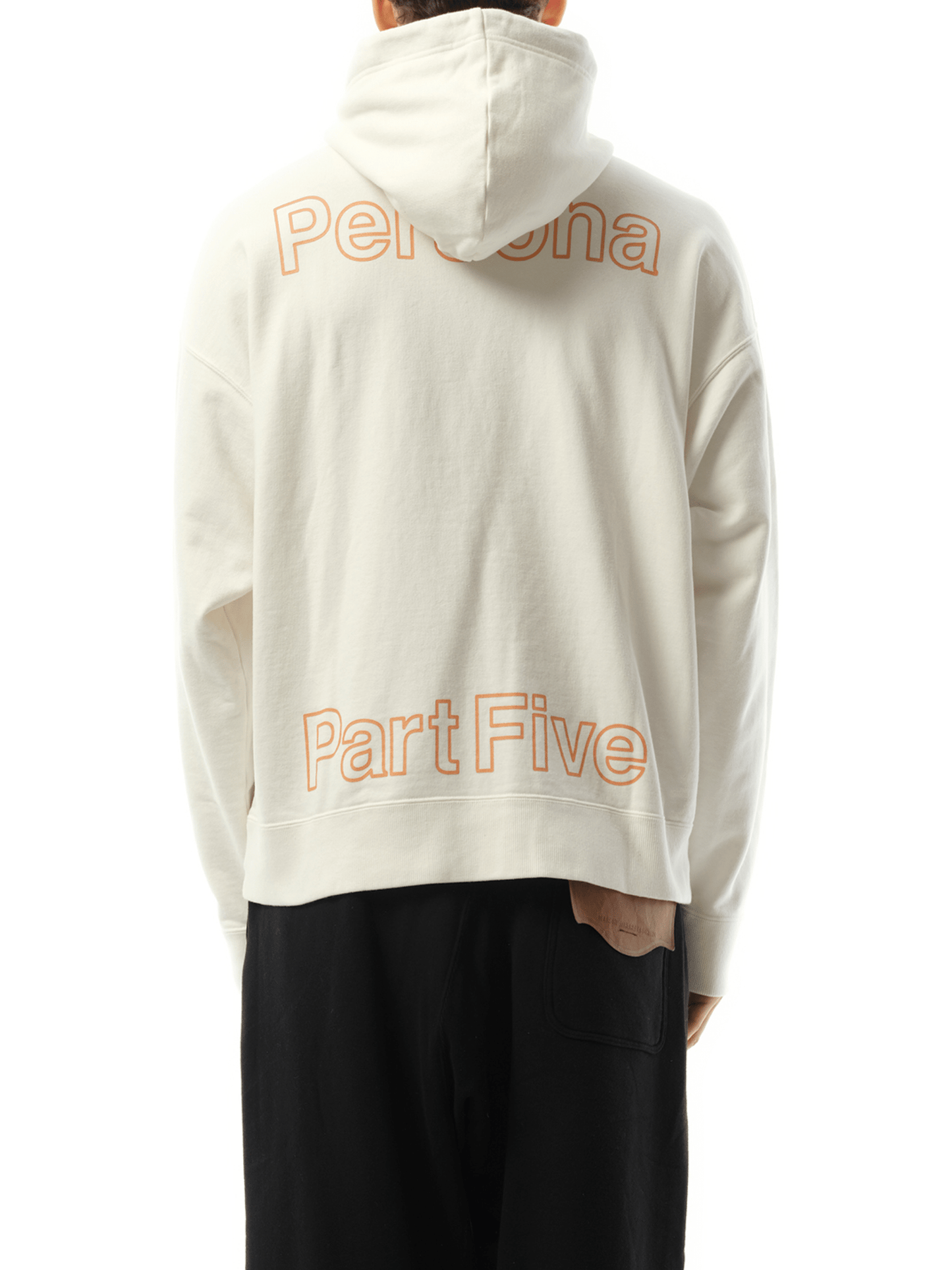 Maison Mihara Yasuhiro Leon Printed Hoodie in White