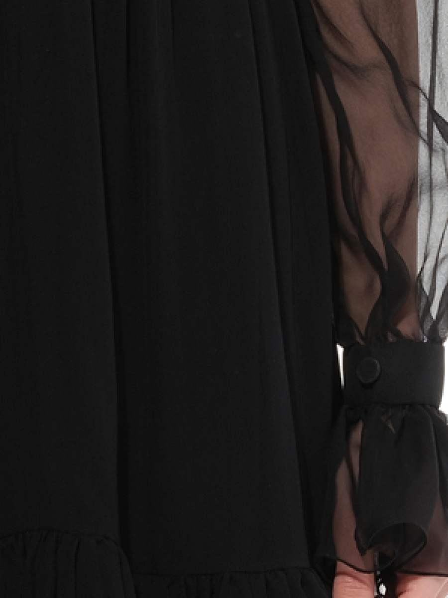 Long Sleeve Dress in Black