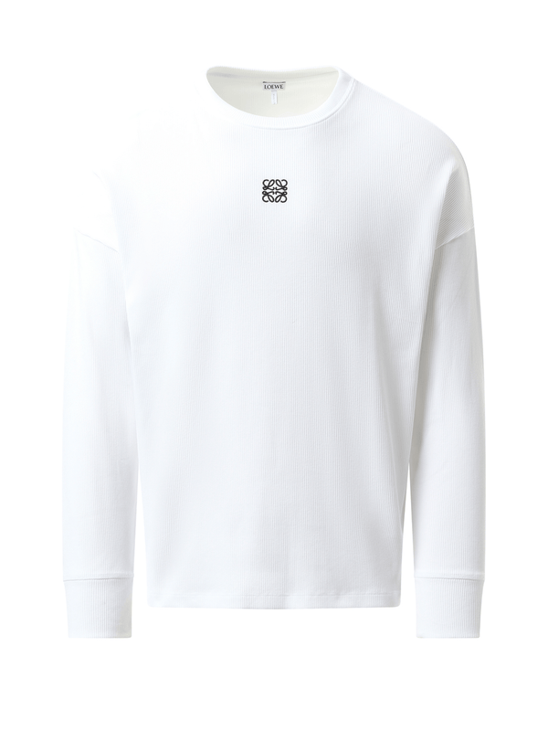 Loewe Long Sleeve Anagram T-Shirt in White