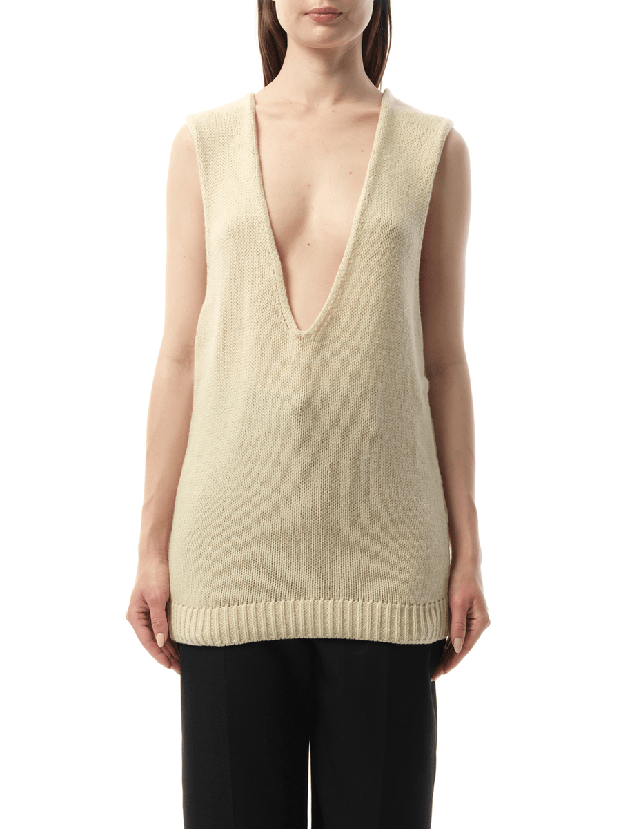 Knitted Top in Ivory