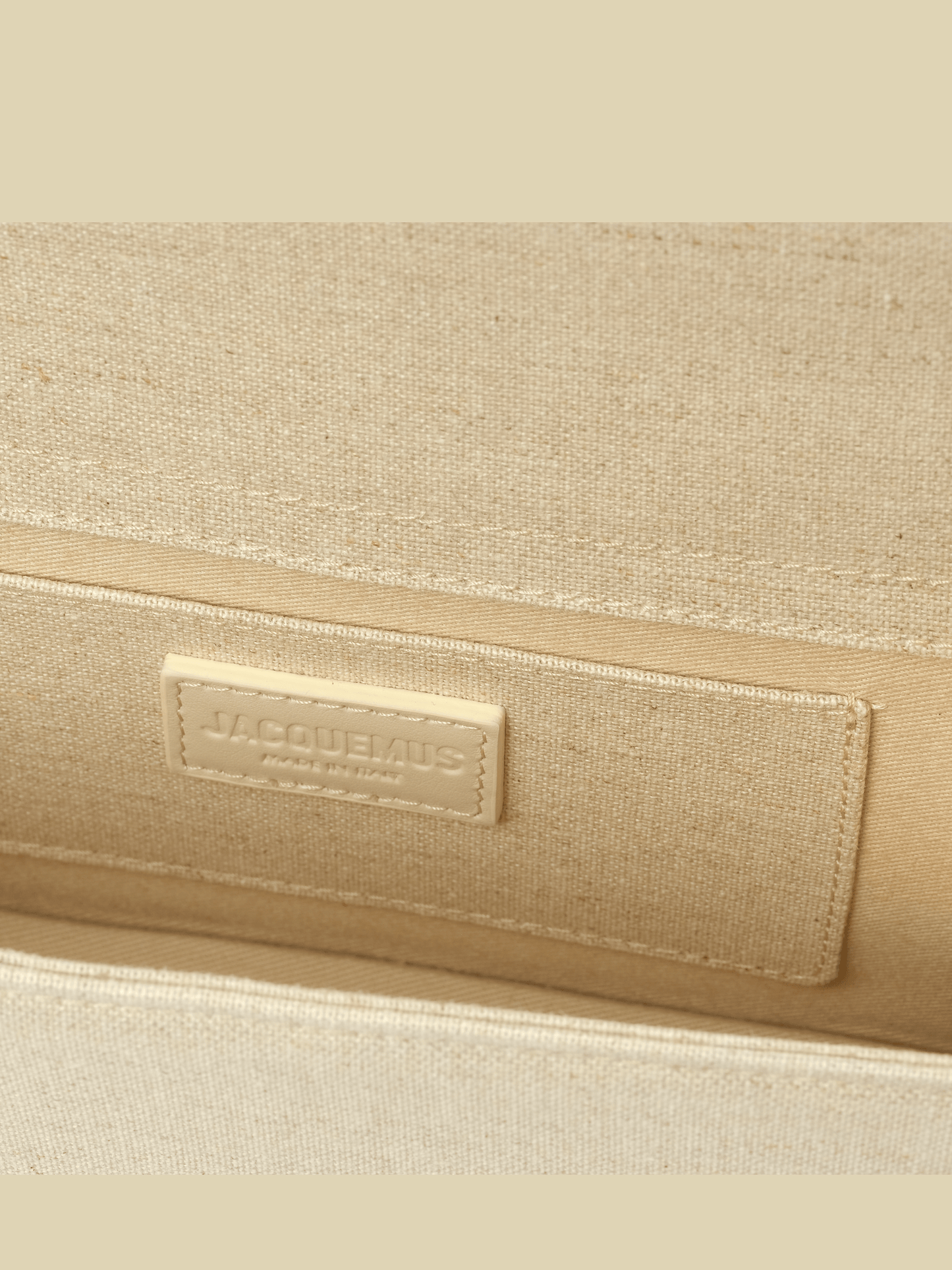 Jacquemus Le Grand Bambino in Light Greige