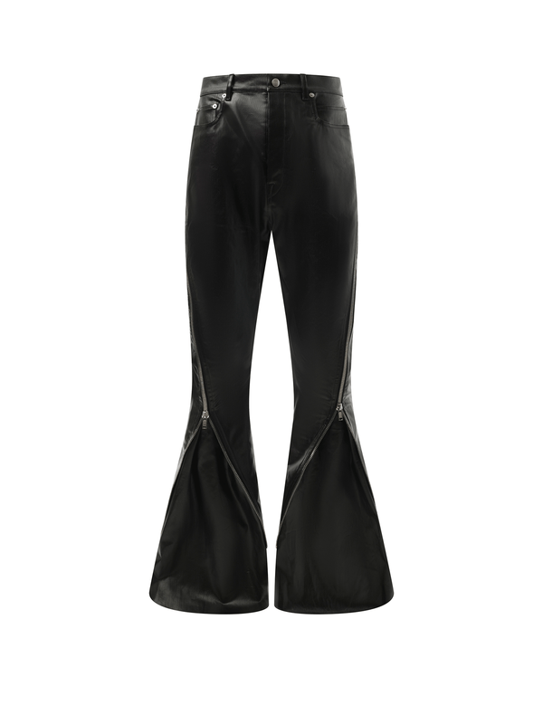 Rick Owens Coated Denim Bolan Banana in Black
