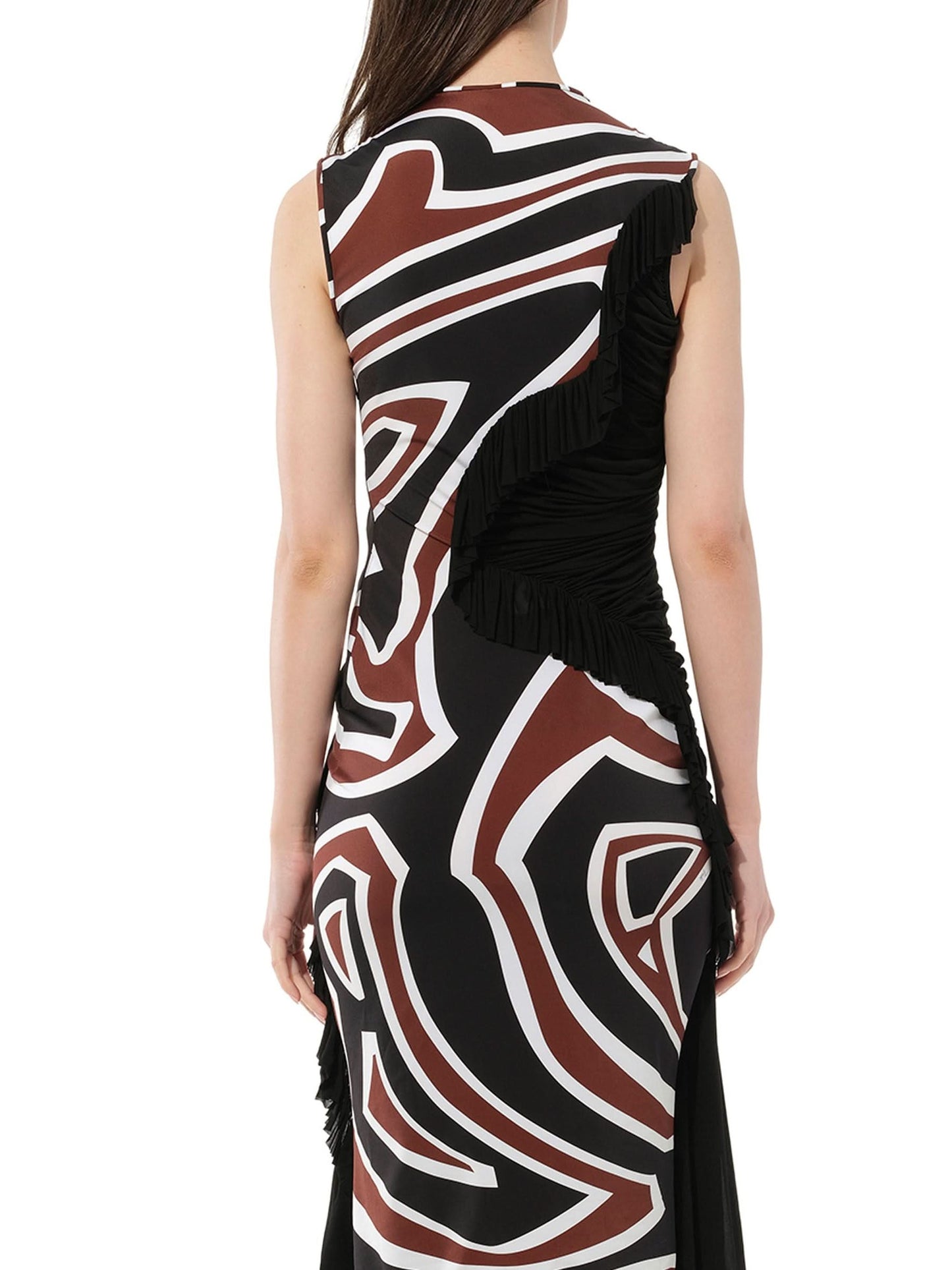 Frill Dress in Black