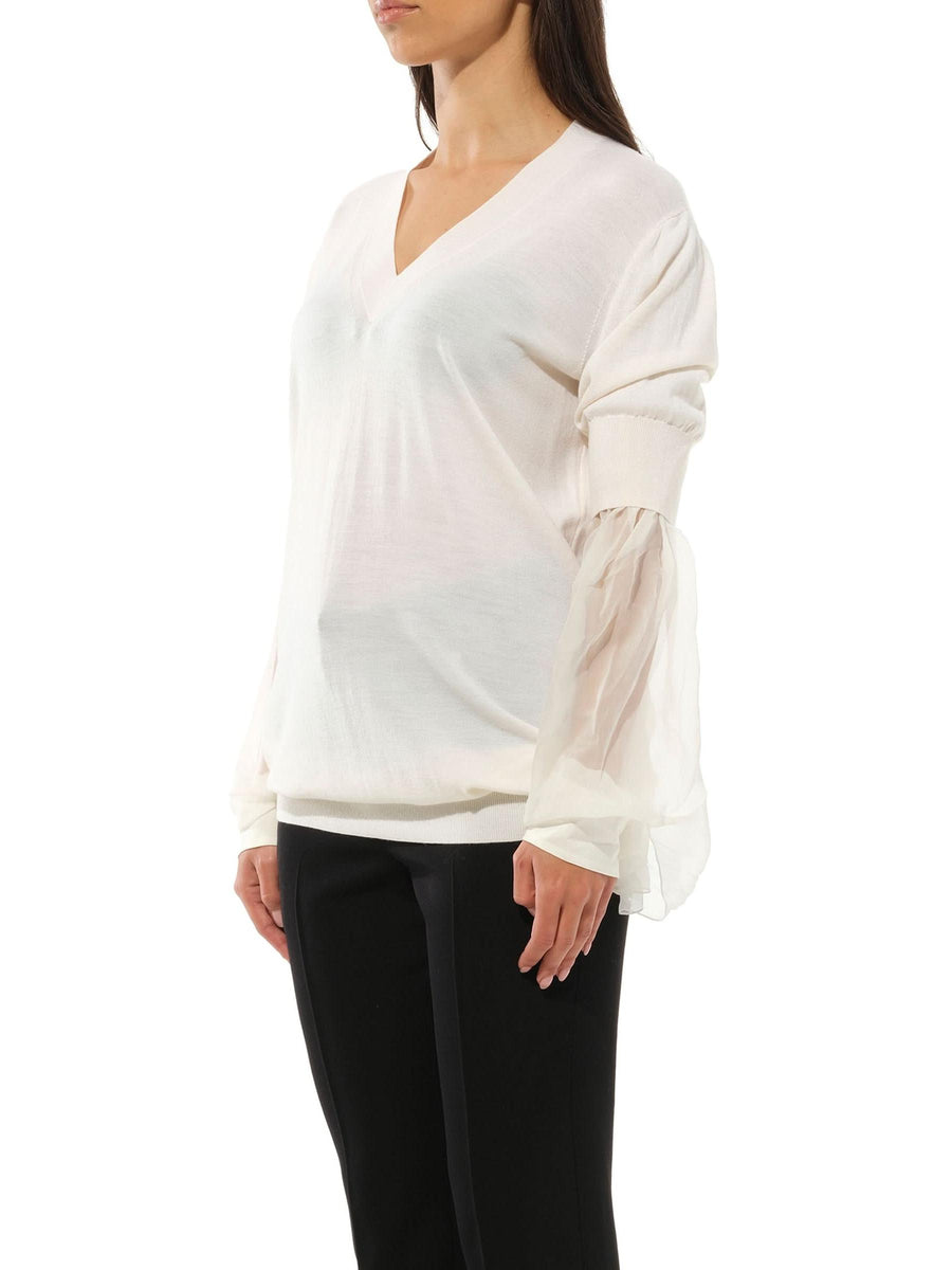 Classic Pullover in White